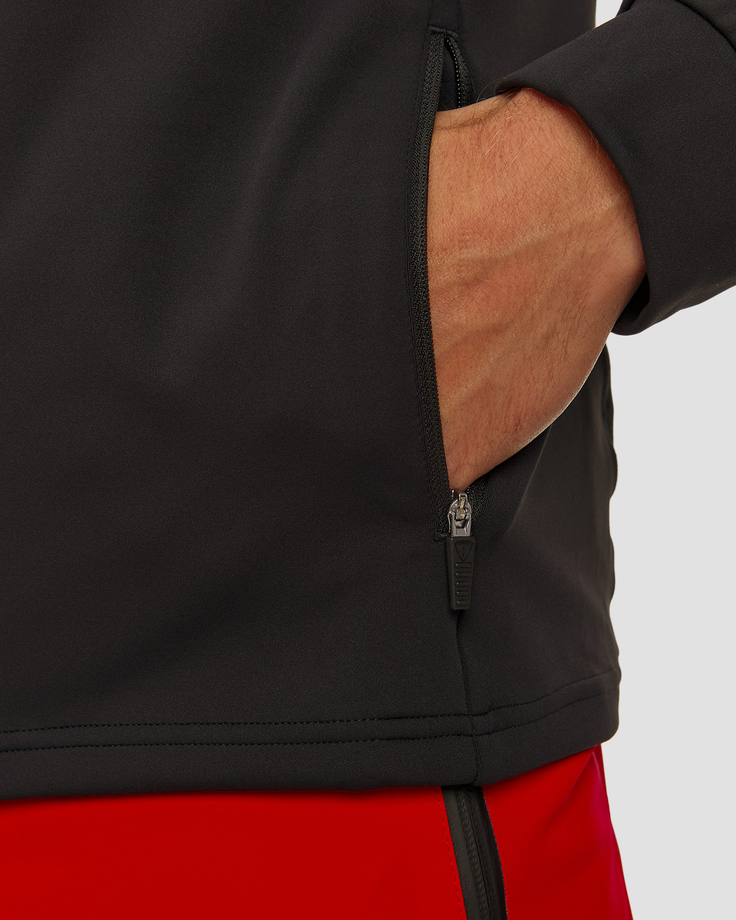 Bluza męska Rossignol Mid Layer Stretch Full Zip Thin Jkt czarna