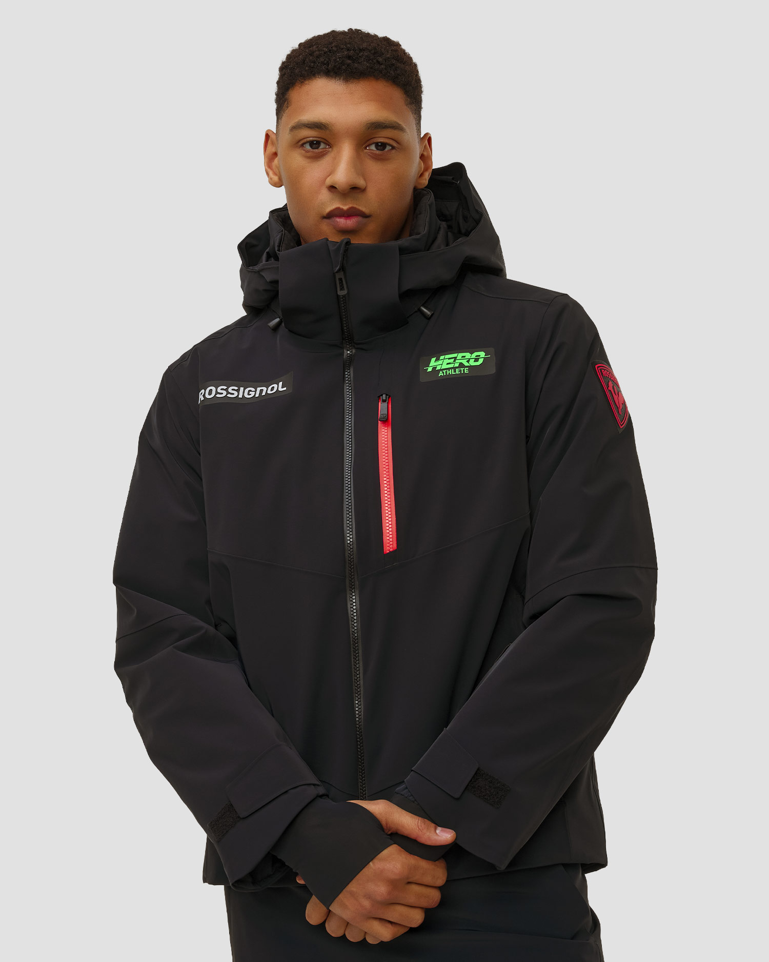 Giacca da sci da uomo Rossignol Hero Blackside Insulated Jkt nera