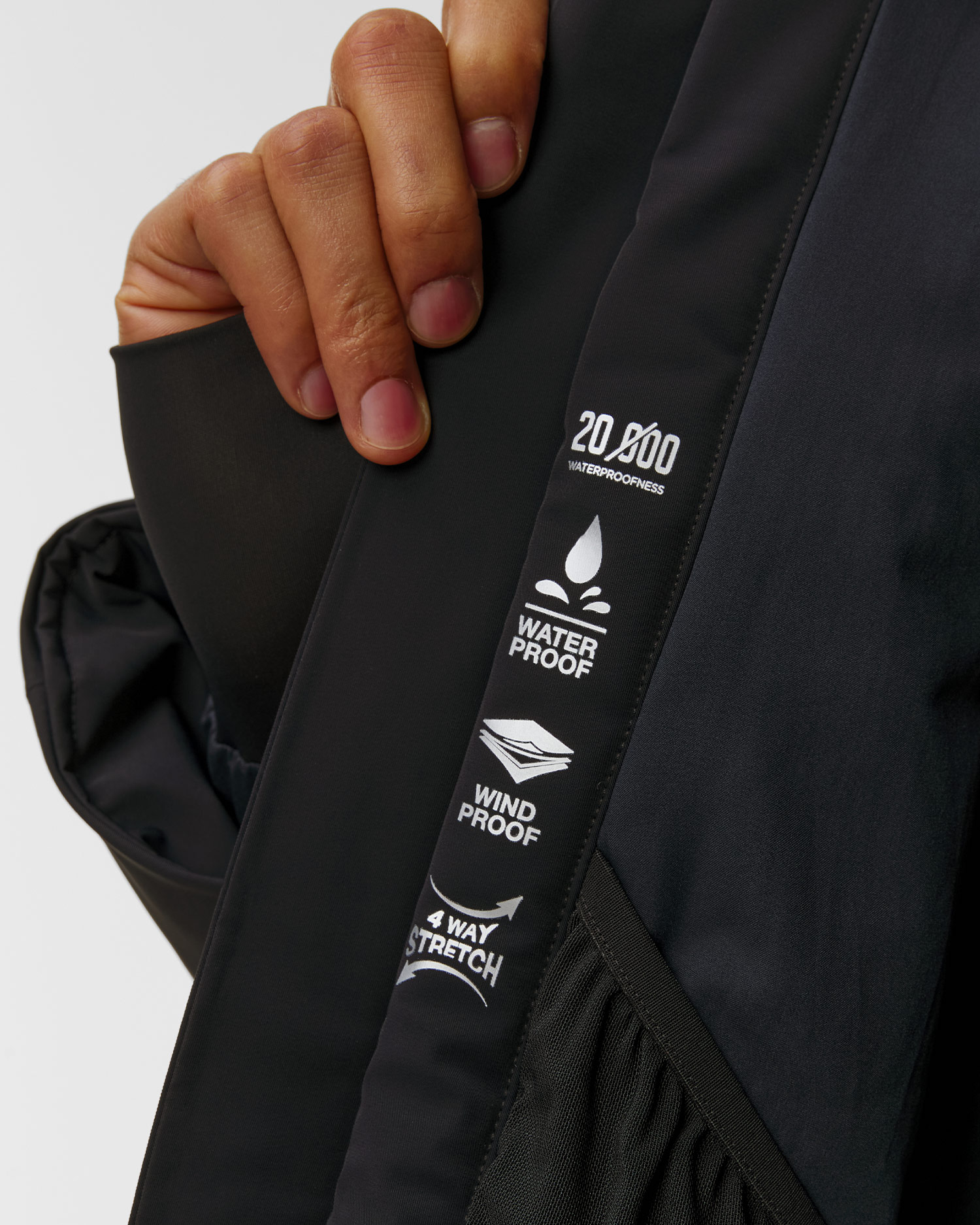 Giacca da sci da uomo Rossignol Hero Blackside Insulated Jkt nera