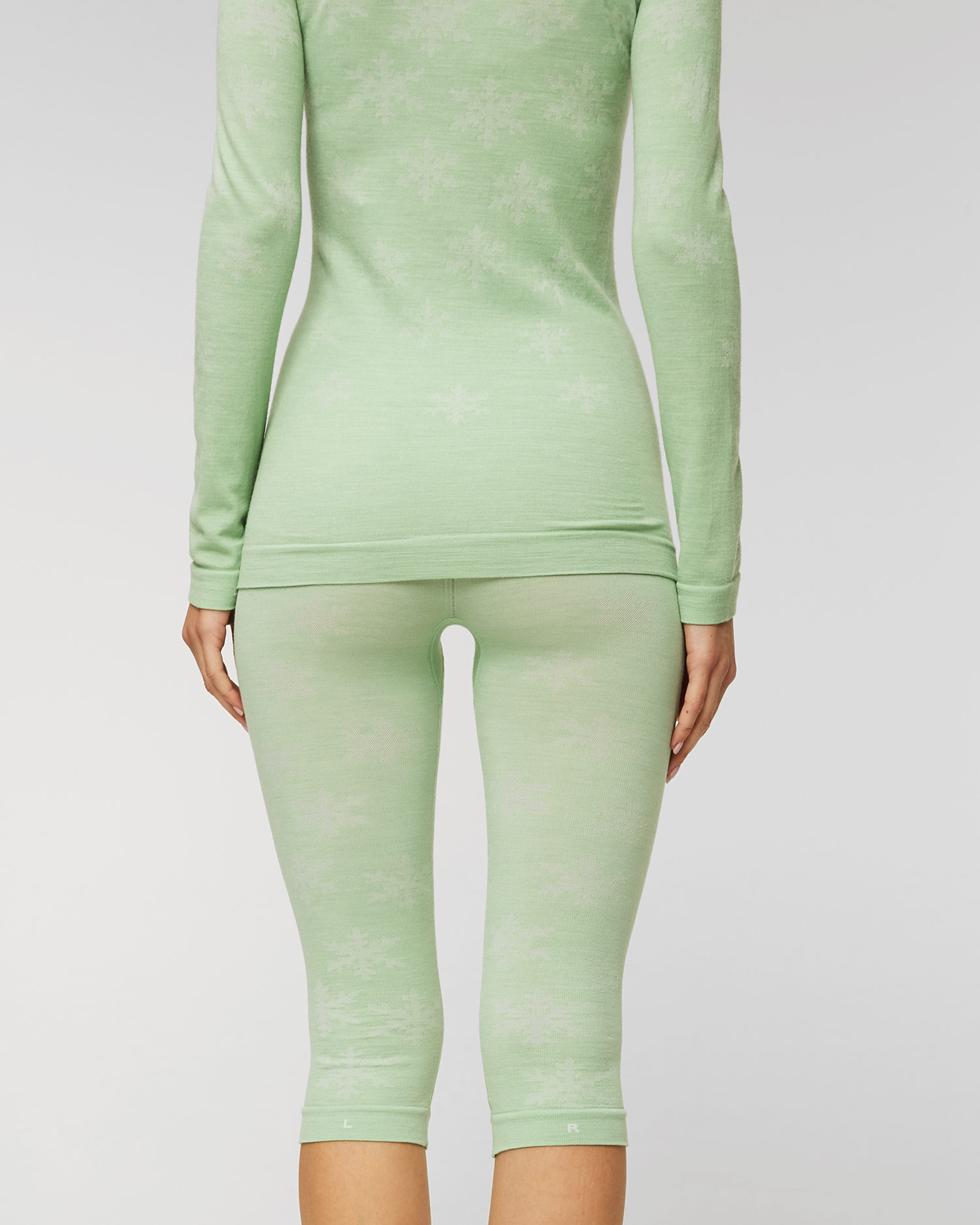 Leginsy termoaktywne damskie Falke 3/4 Wool-Tech