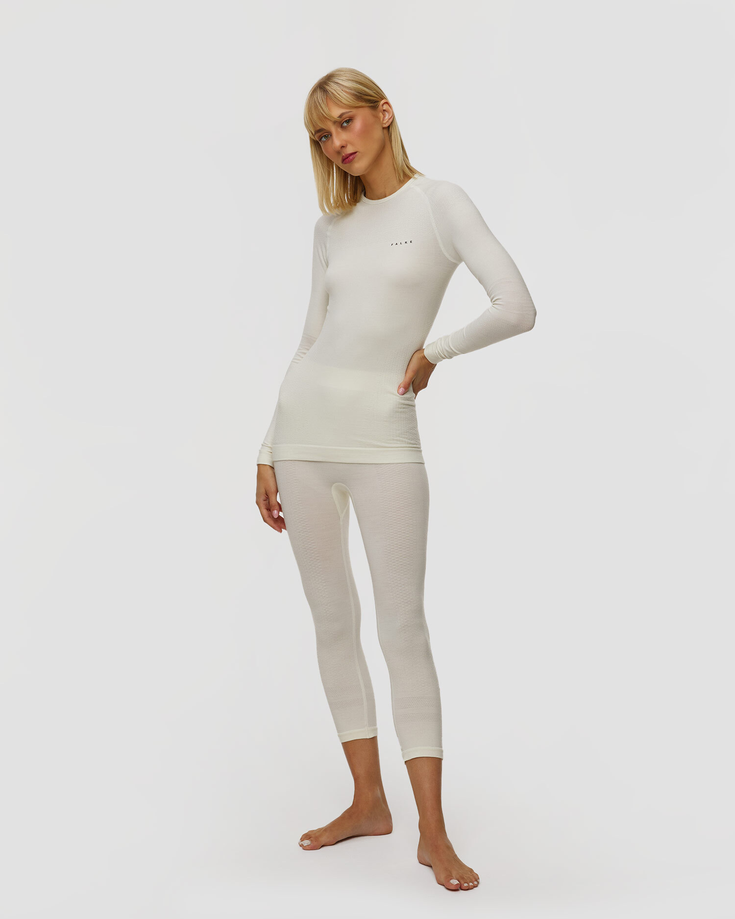 Legginsy damskie Falke WT Warmth 3/4 Tights Trend