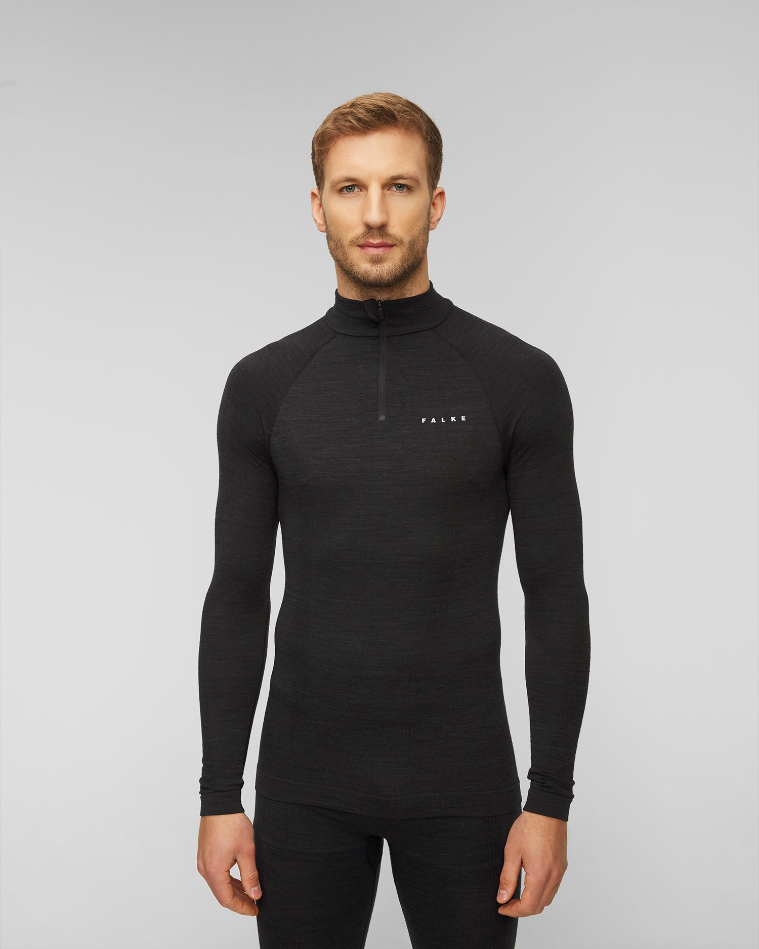 Longsleeve męski Falke Wool-Tech Zip