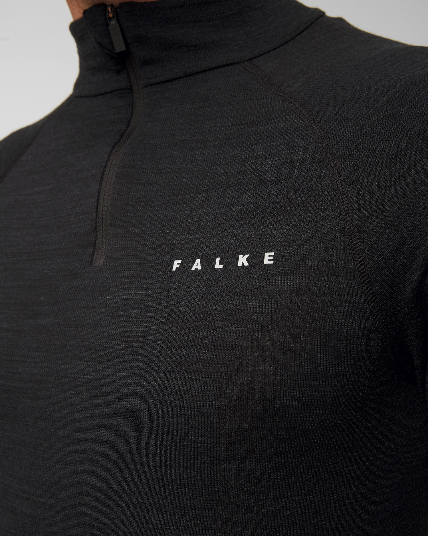 Longsleeve męski Falke Wool-Tech Zip