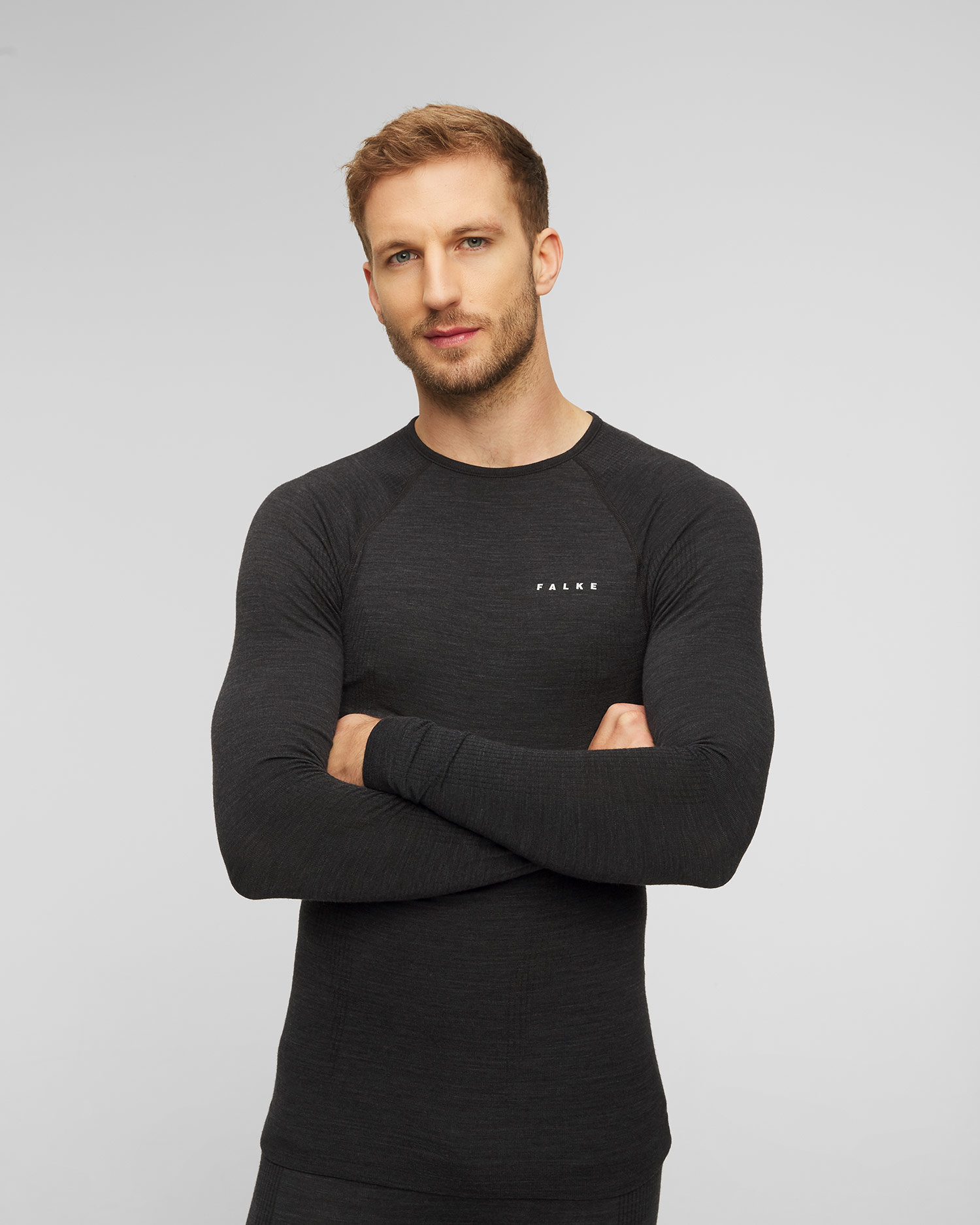 Longsleeve termoaktywny męski Falke Wool-Tech
