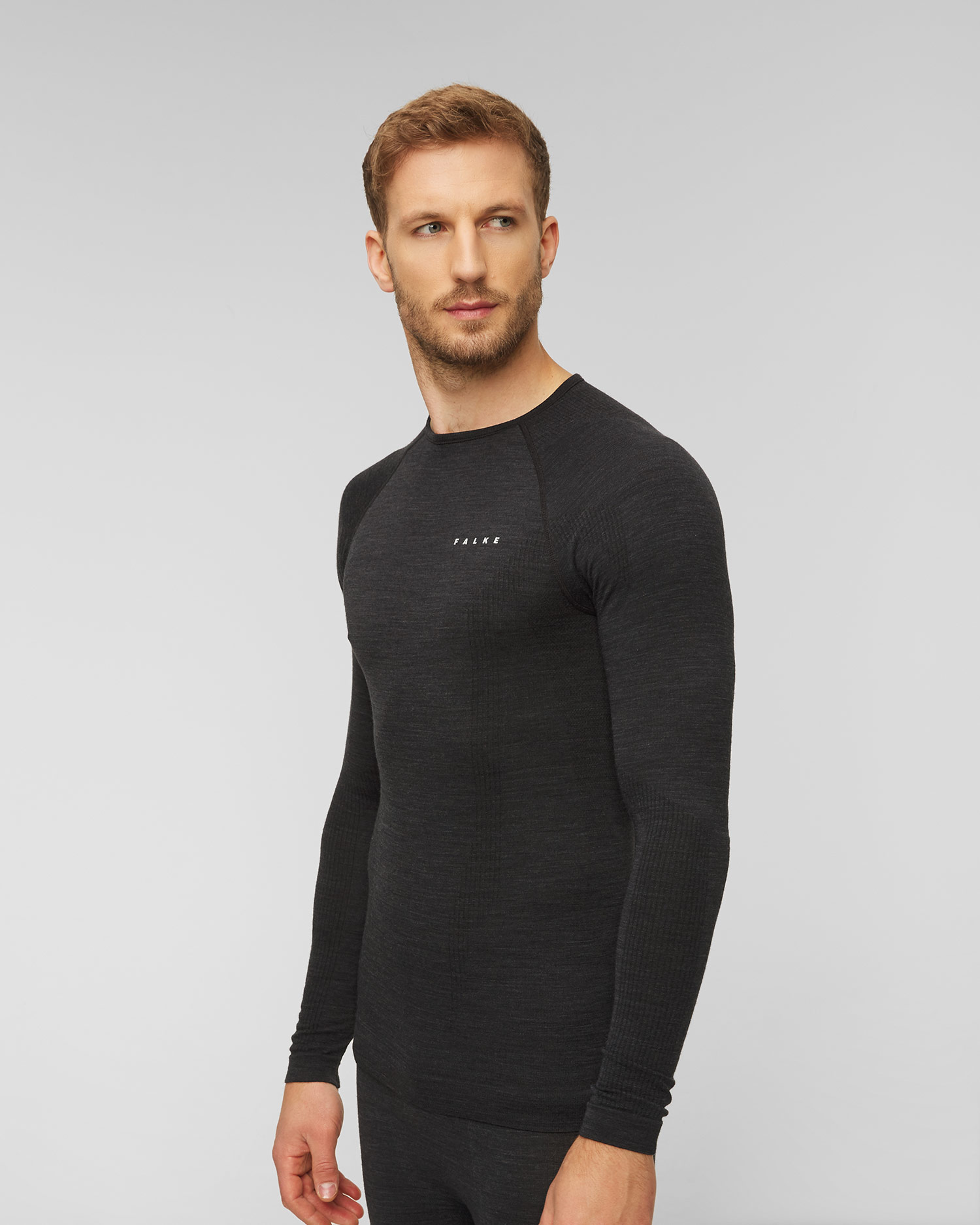 Longsleeve termoaktywny męski Falke Wool-Tech