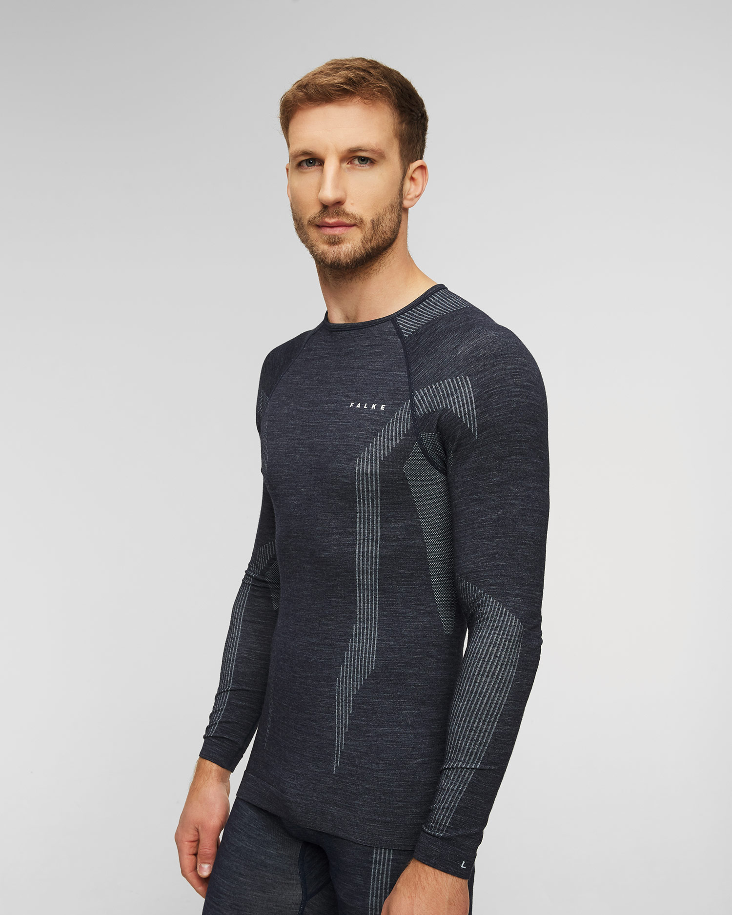 Longsleeve termoaktywny męski Falke Wool-Tech