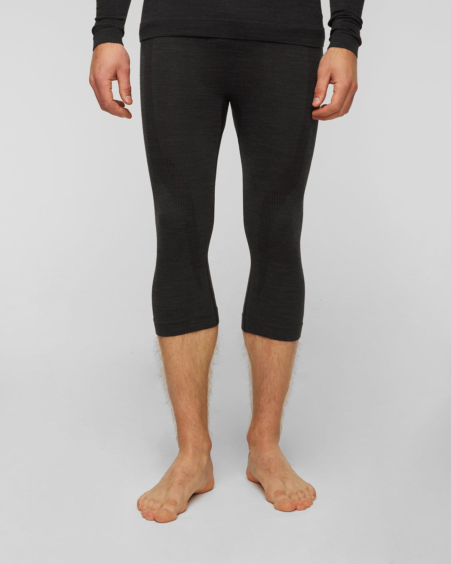 Leginsy termoaktywne męskie Falke 3/4 Wool-Tech