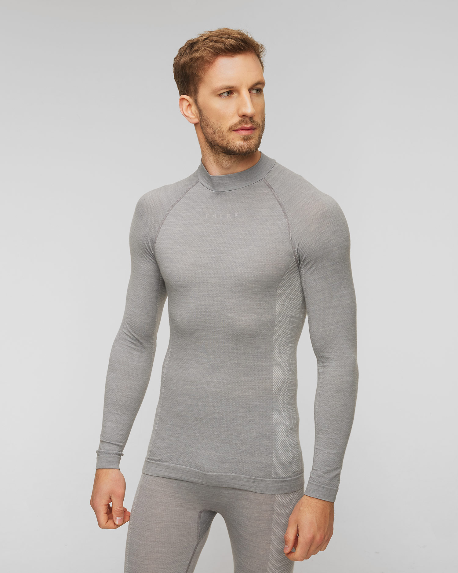 Longsleeve merino pentru bărbați Falke Wool-Tech