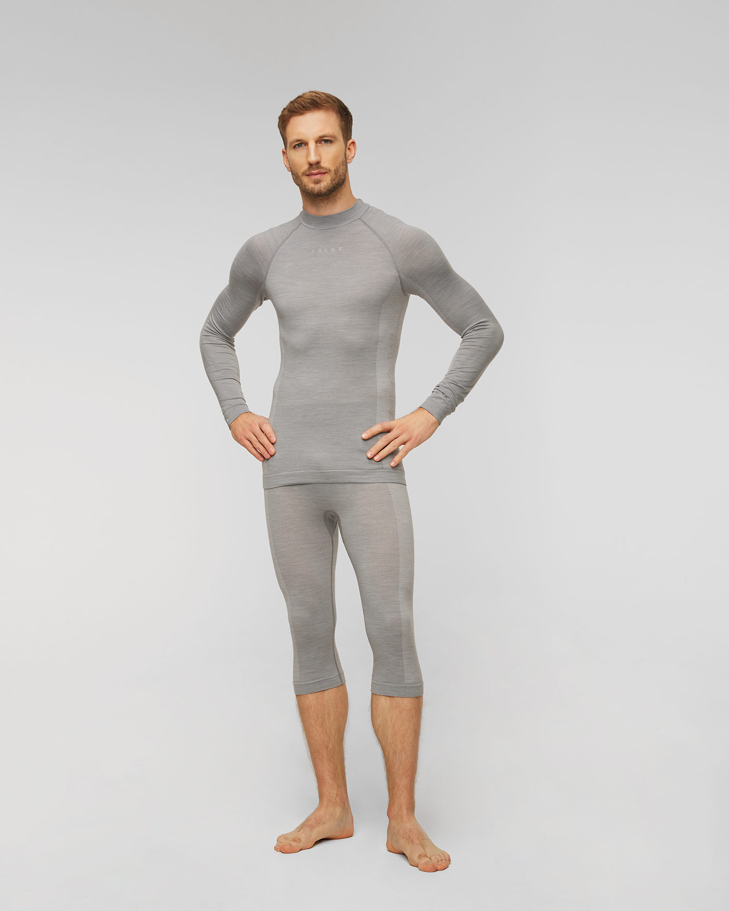 Longsleeve merino męski Falke Wool-Tech