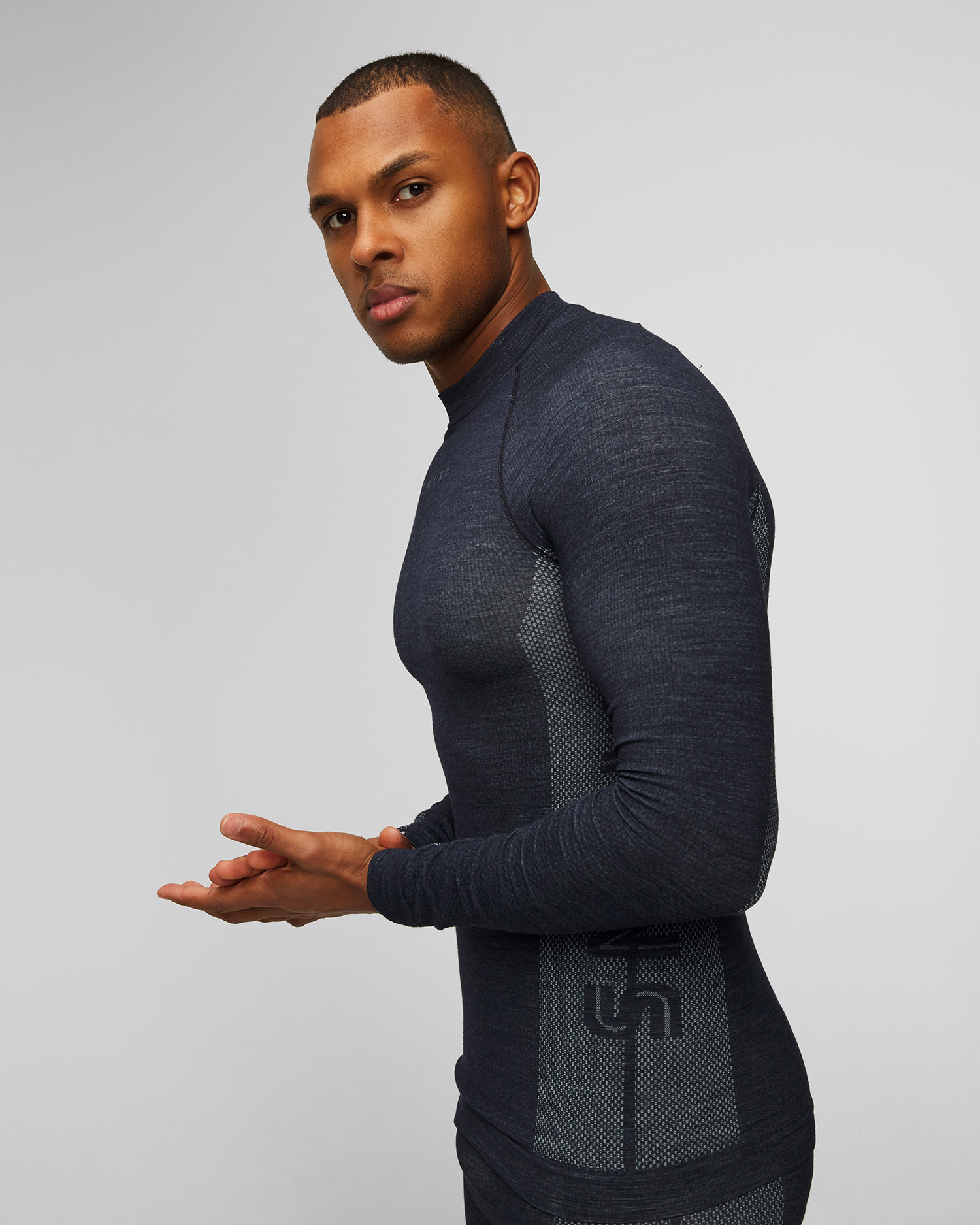 Longsleeve merino pentru bărbați Falke Wool-Tech