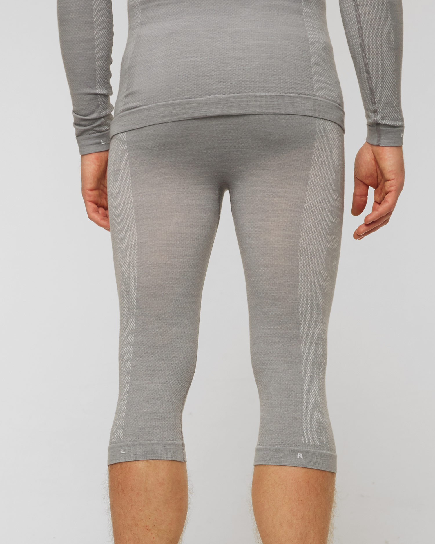 Leginsy merino męskie Falke Wool-Tech 3/4