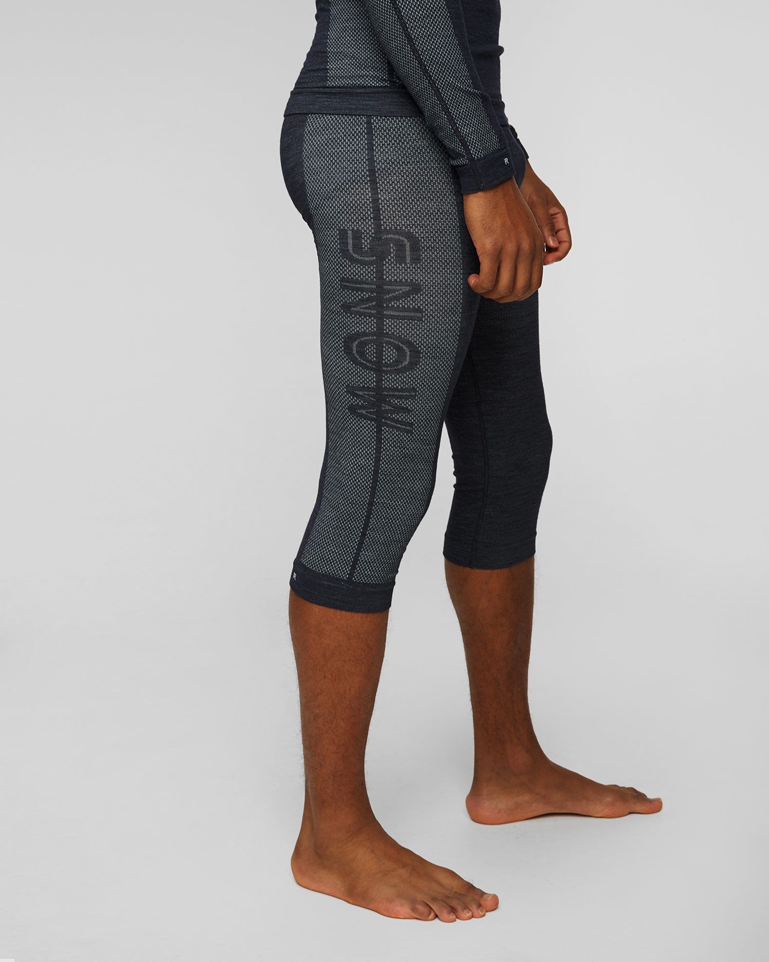 Leginsy merino męskie Falke Wool-Tech 3/4