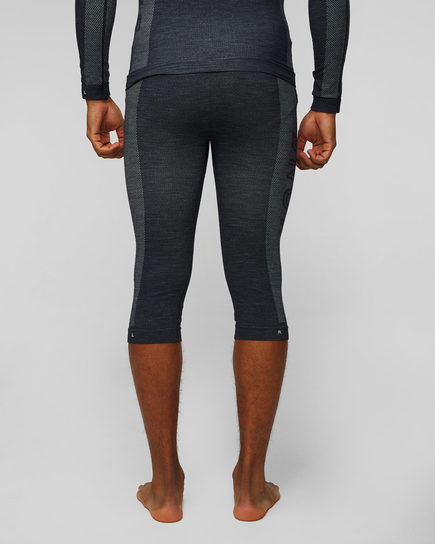 Leginsy merino męskie Falke Wool-Tech 3/4