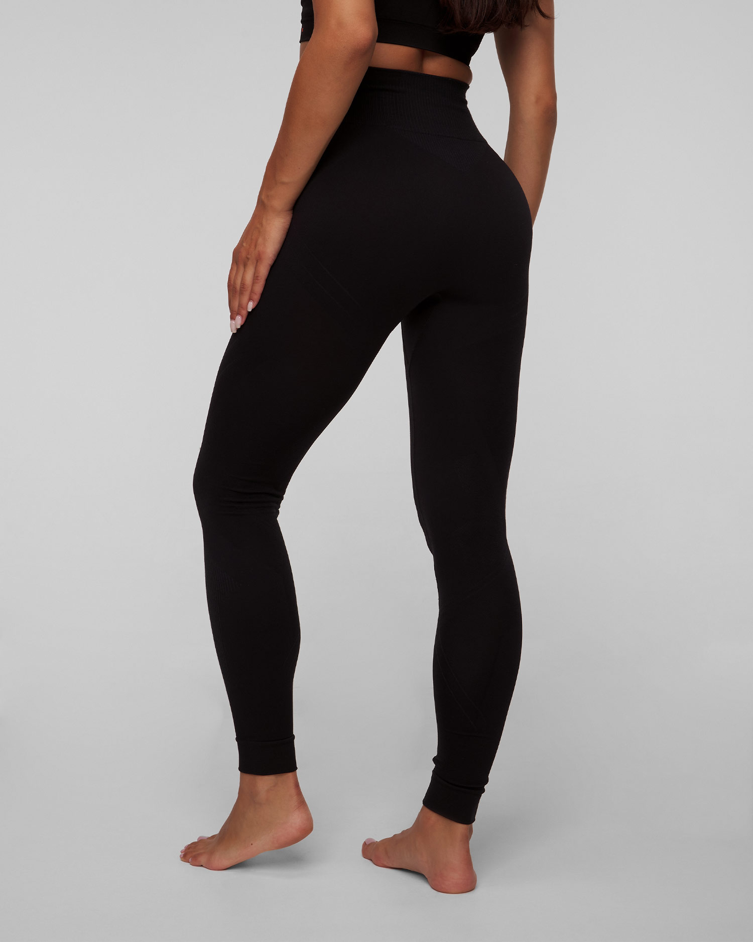 Leggings neri da yoga da donna Falke Yoga