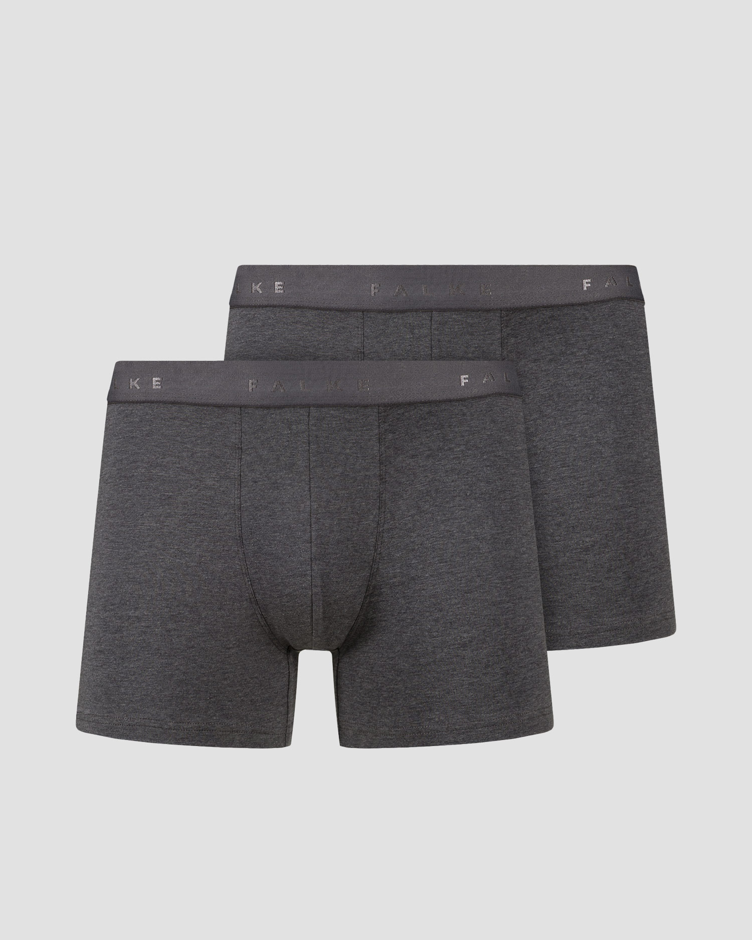 Men's Falke Uw Boxer-Briefs Co/El 2-pack, Color/Pattern: Szary