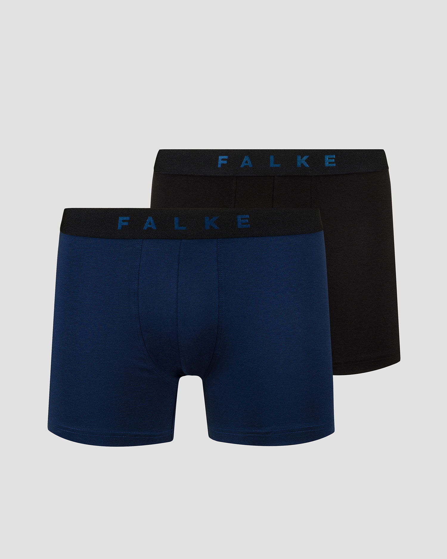 Men's Falke Uw Boxer-Briefs Colour Co/El 2-Pack, Color/Pattern: Granatowy,Czarny