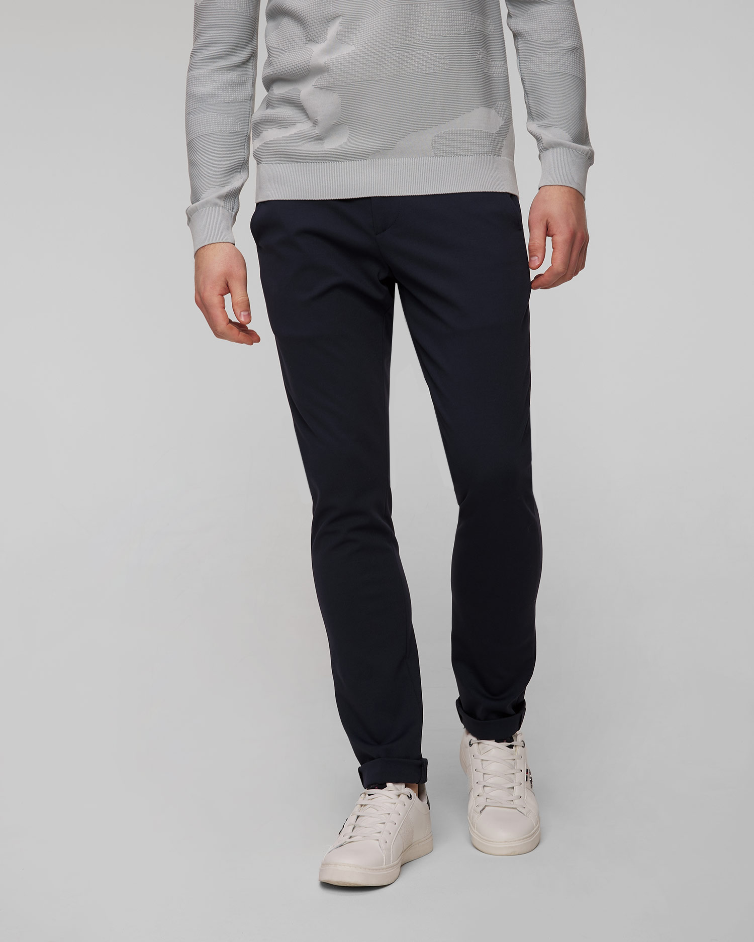 Men’s navy blue trousers Dondup