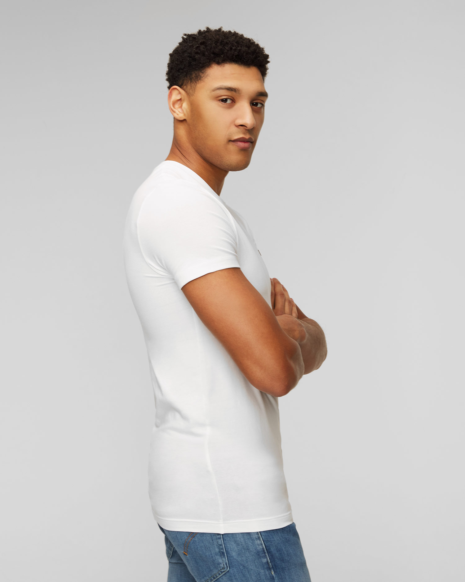 T-shirt blanc pour hommes Dondup 