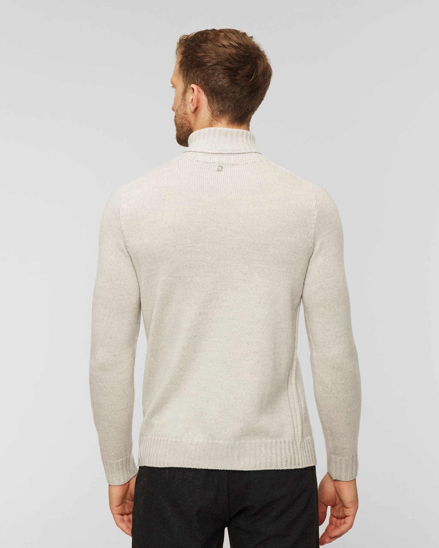 Maglione a collo alto in lana da uomo Dondup