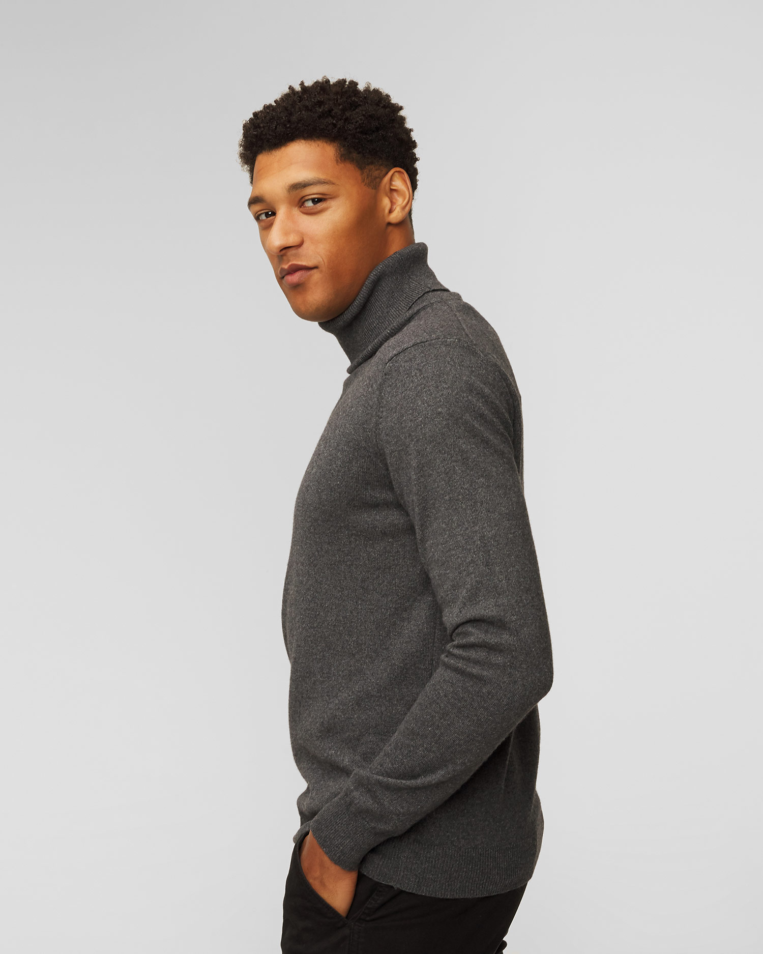 Golf jedwabny męski Dondup