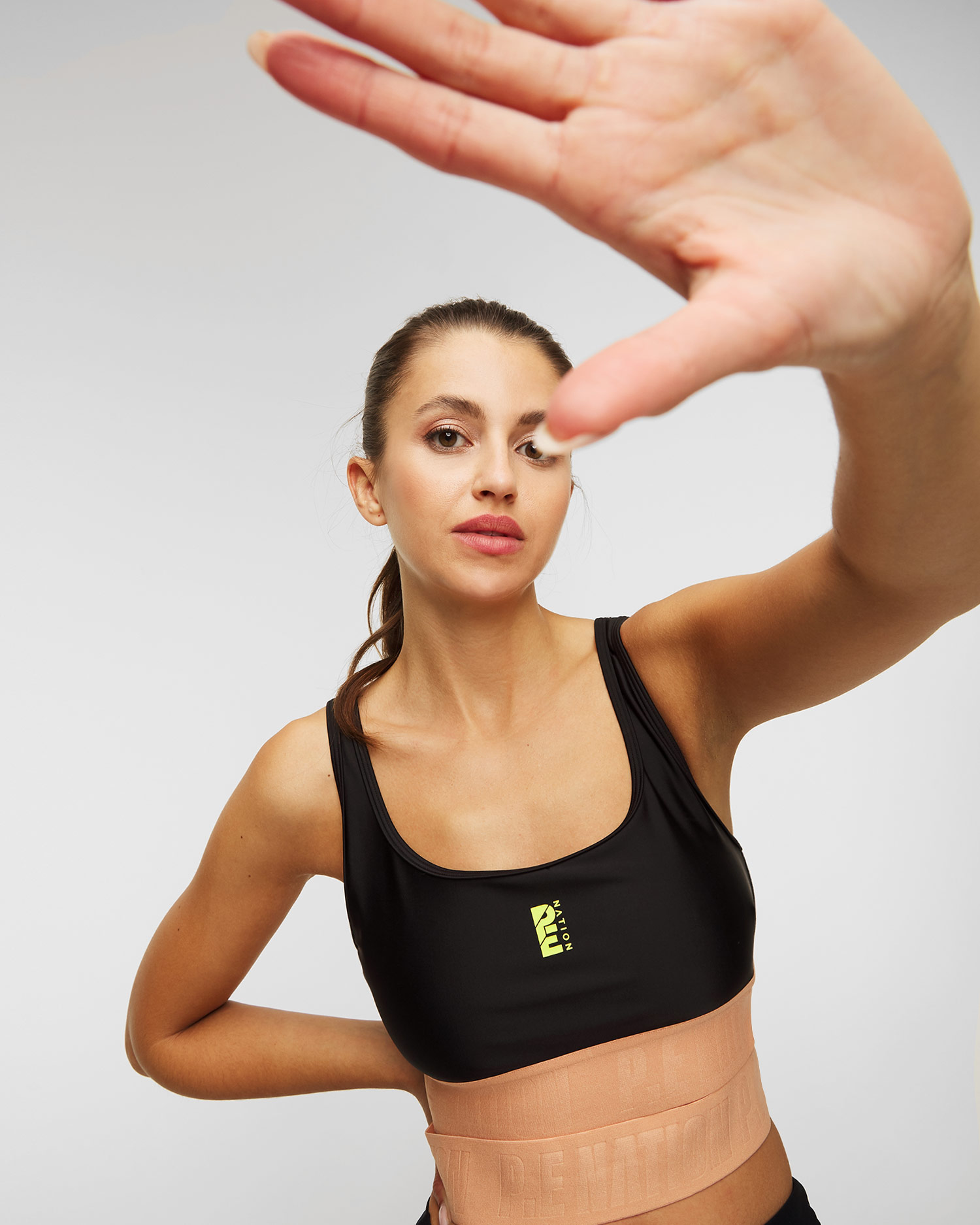 Top P.E NATION DIAMOND PRESS SPORTS BRA