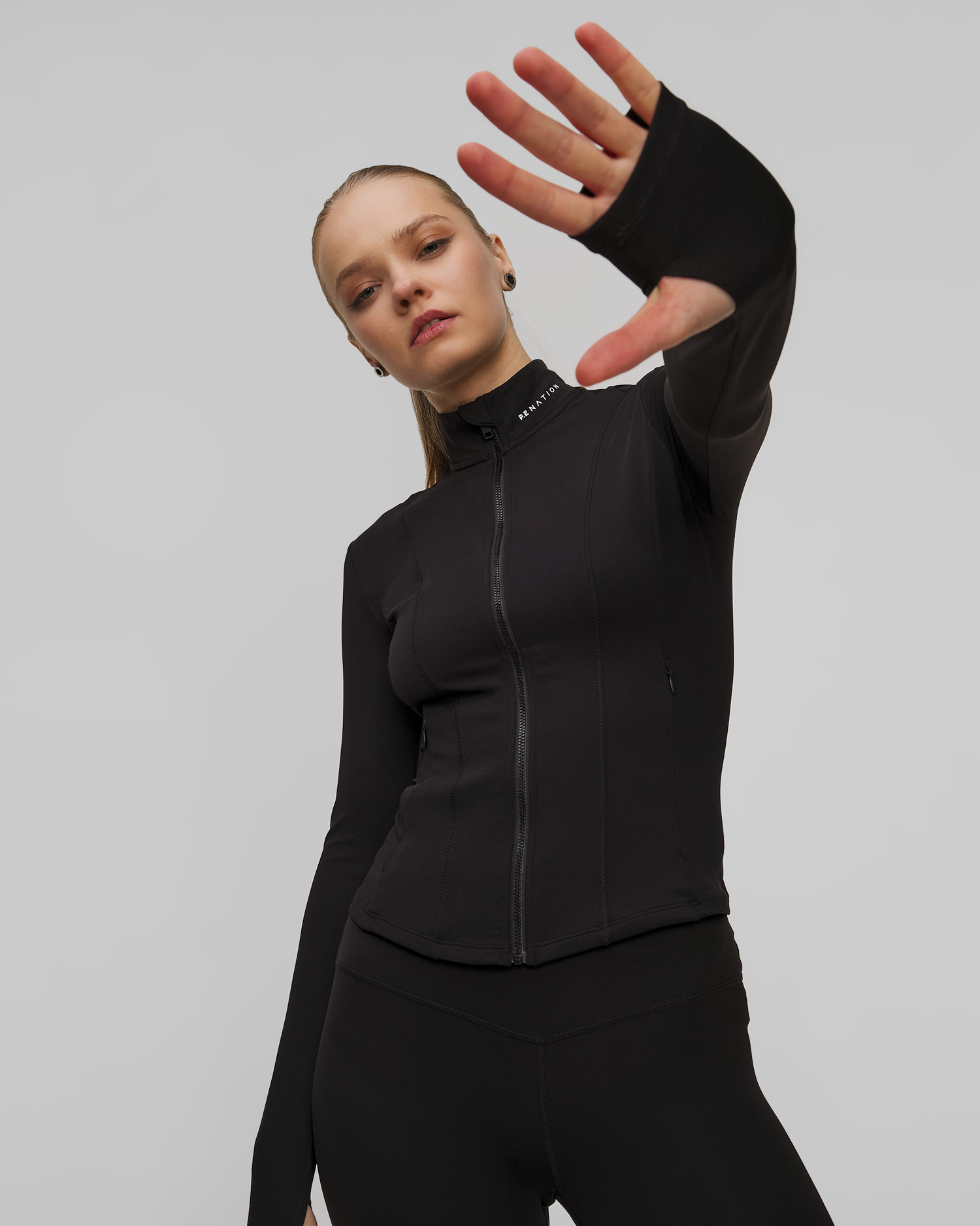 Veste de sport noire pour femmes Pe Nation Breakthrough Jacket