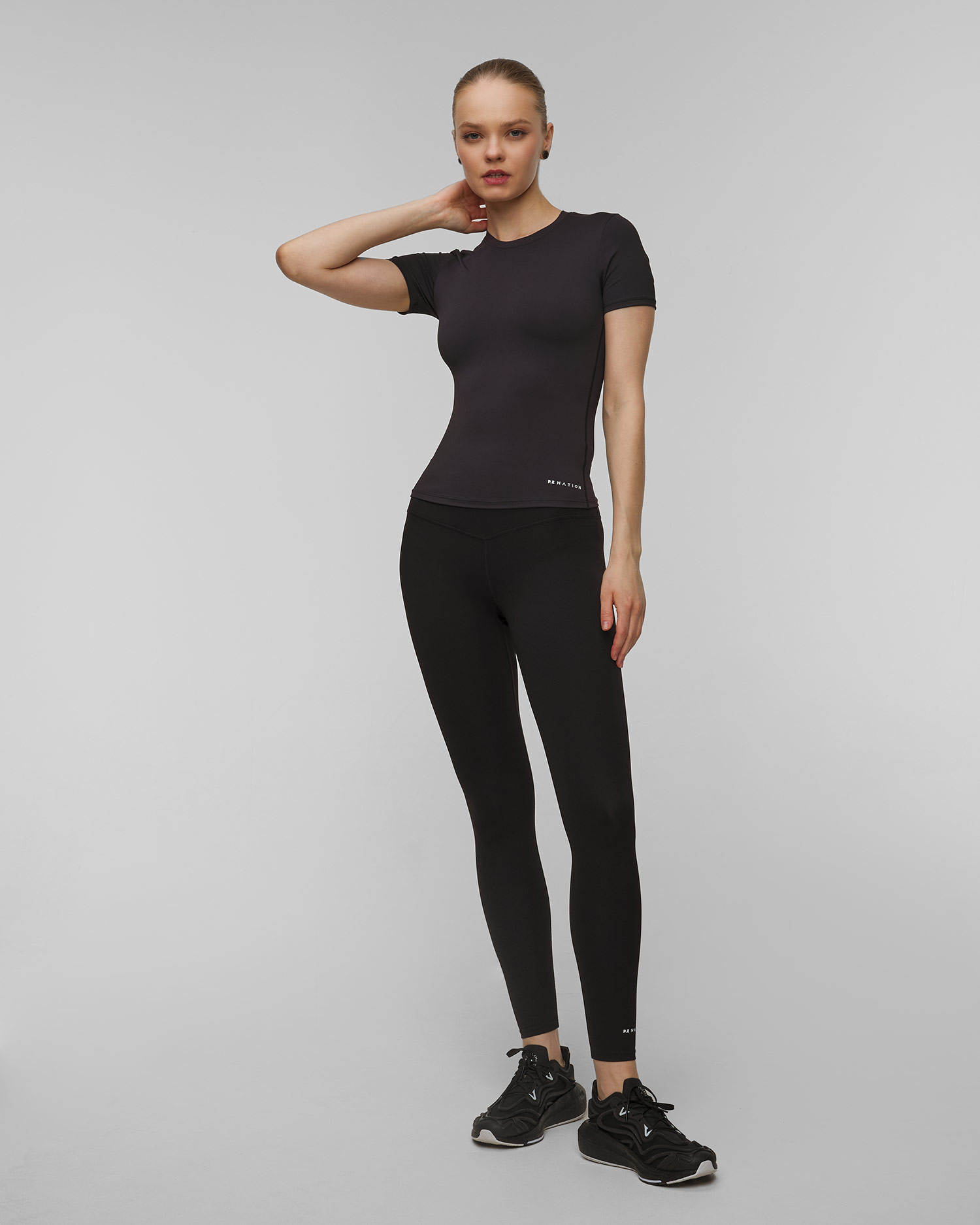 Czarny top damski Pe Nation Foundation Ss Tee