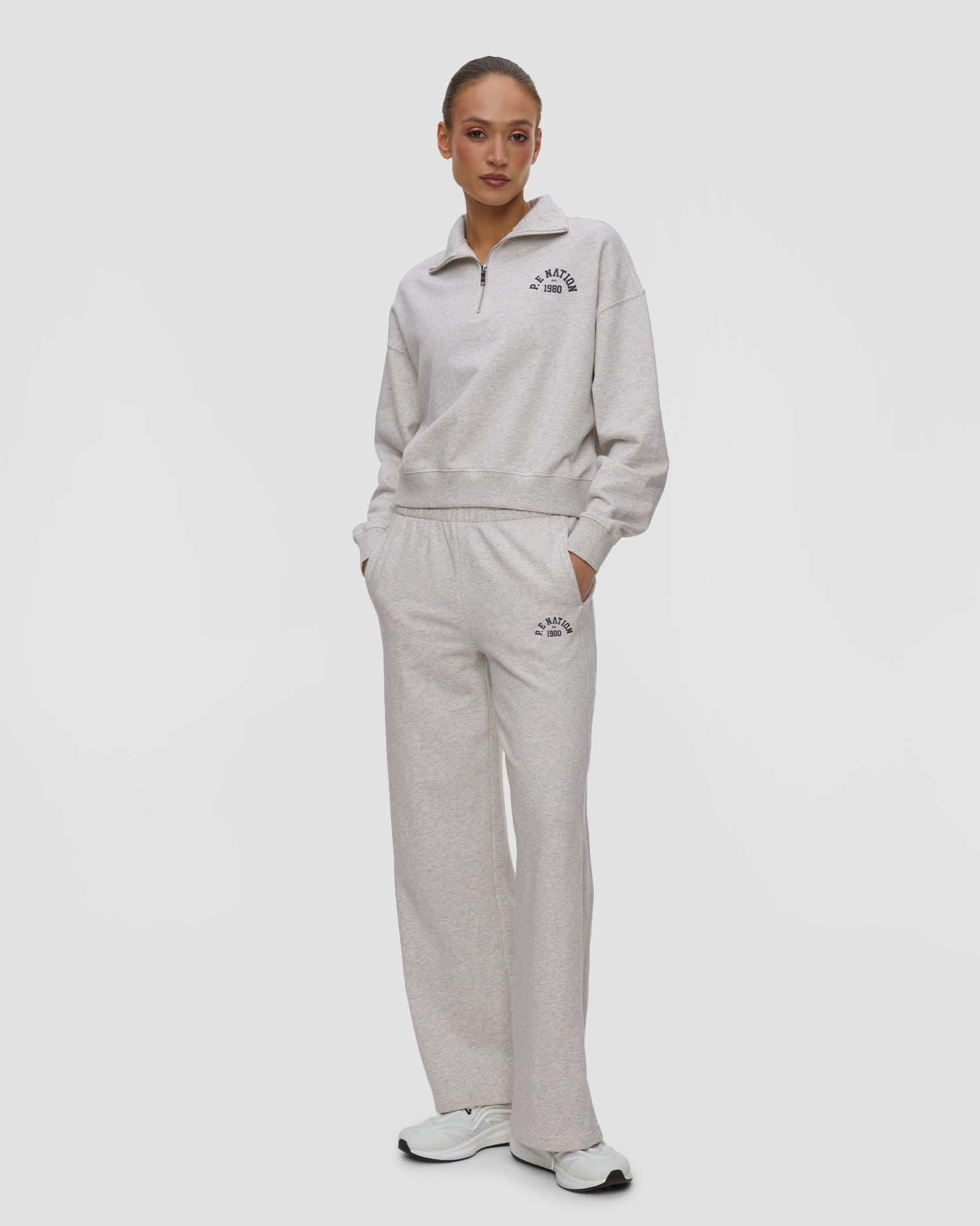 Pantalon de survêtement gris pour femmes Pe Nation Swerve