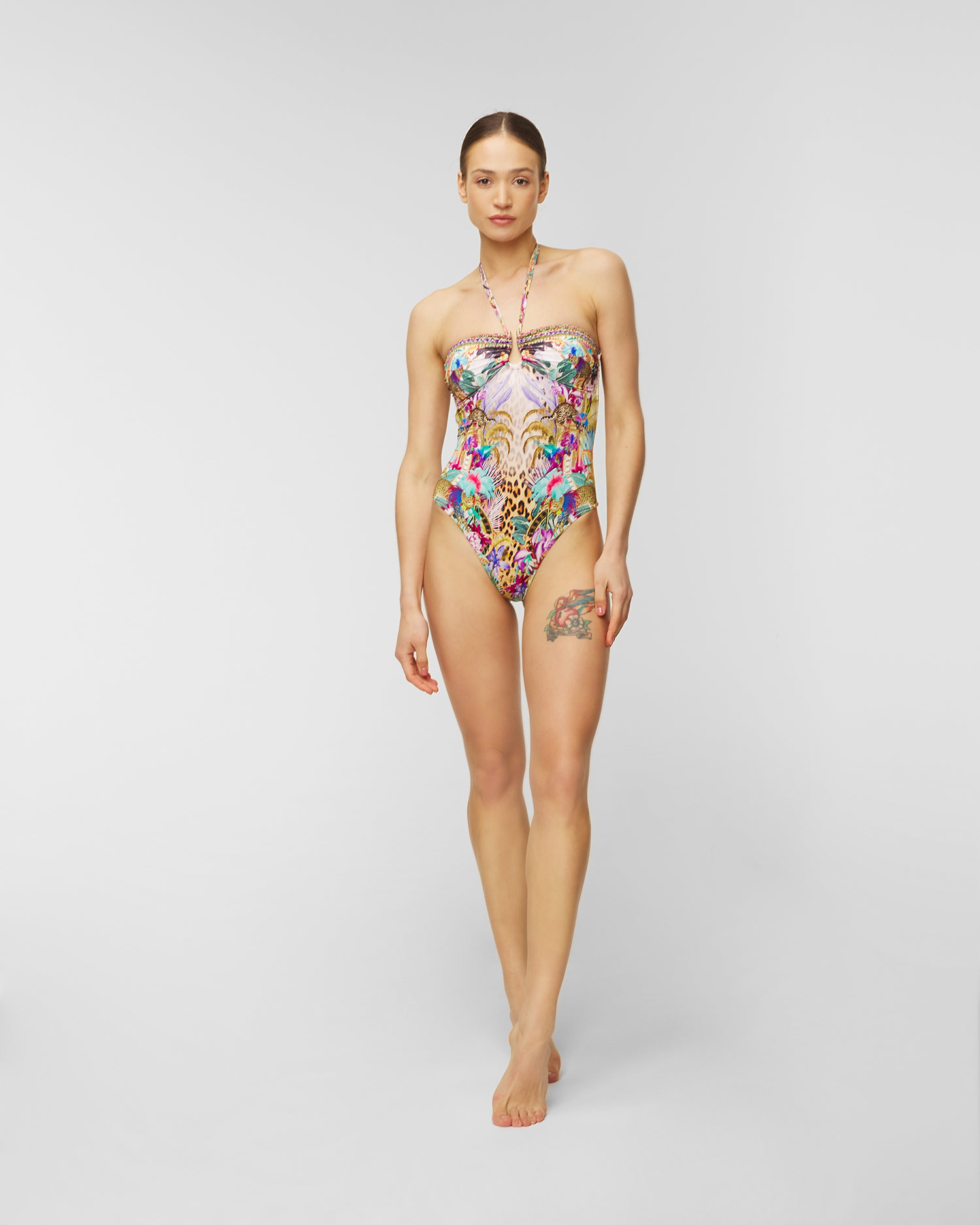 Bathing suit Camilla Bandeau One Piece With Ring Trim