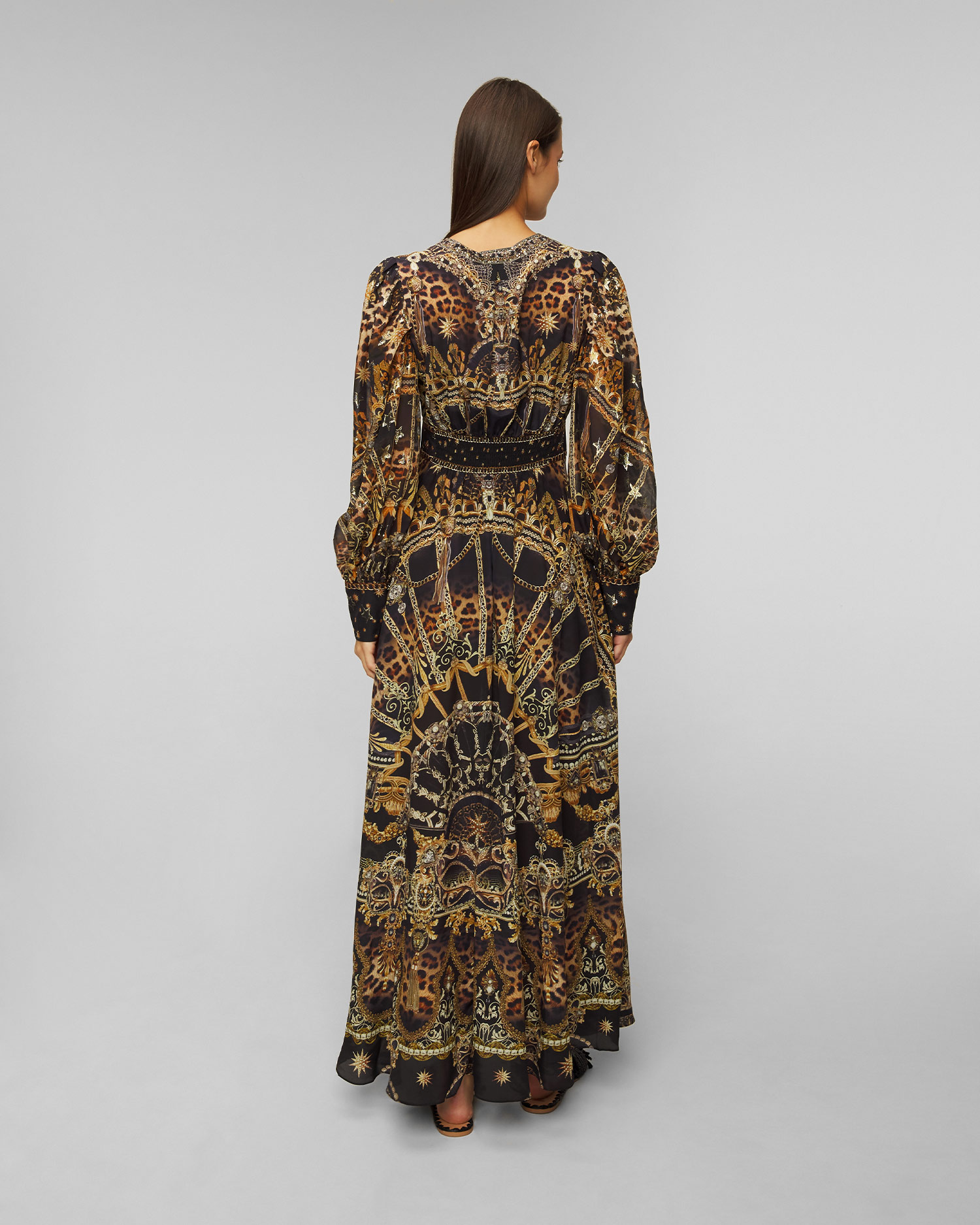 Camilla Maxikleid aus Seide 