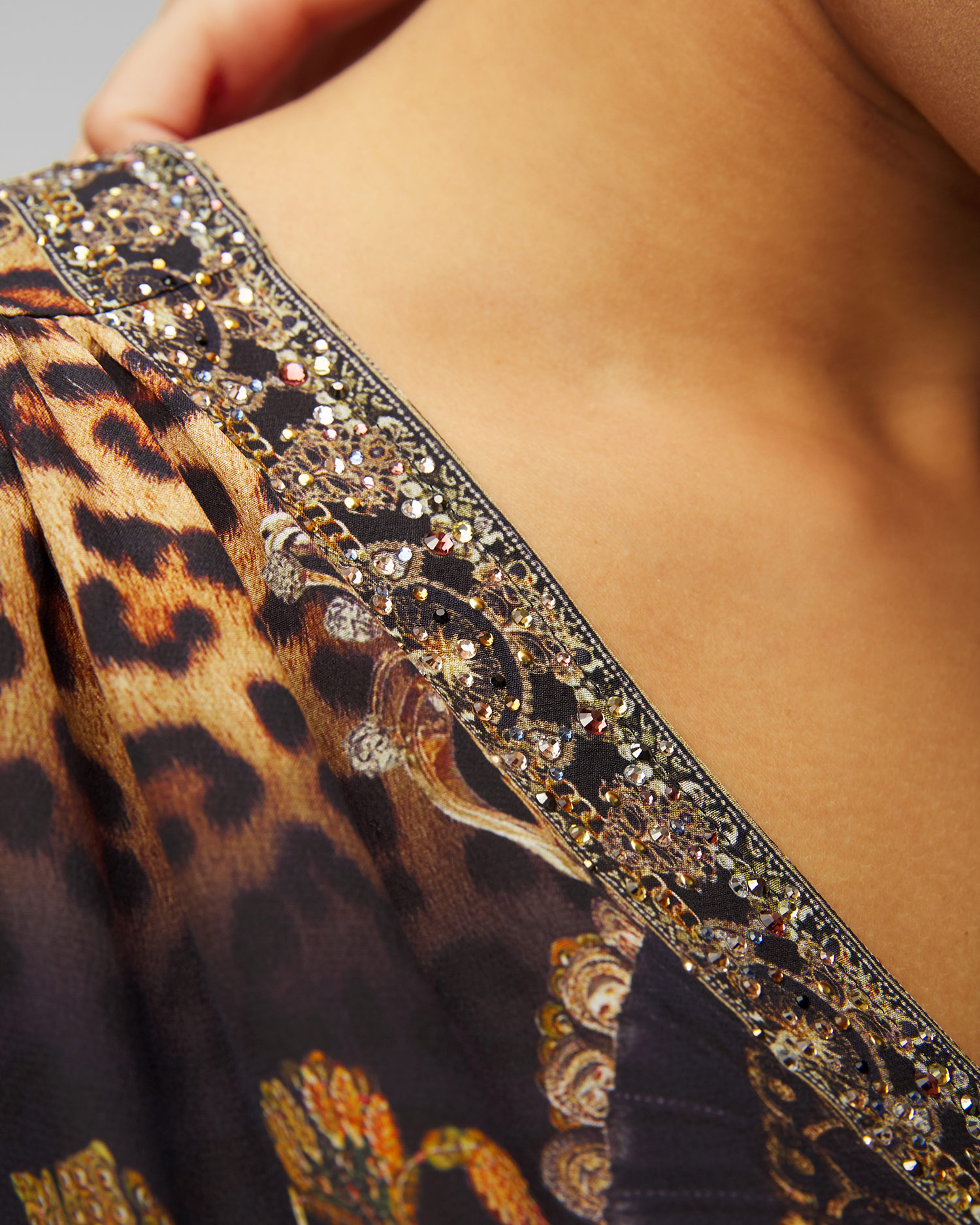 Camilla Maxikleid aus Seide 