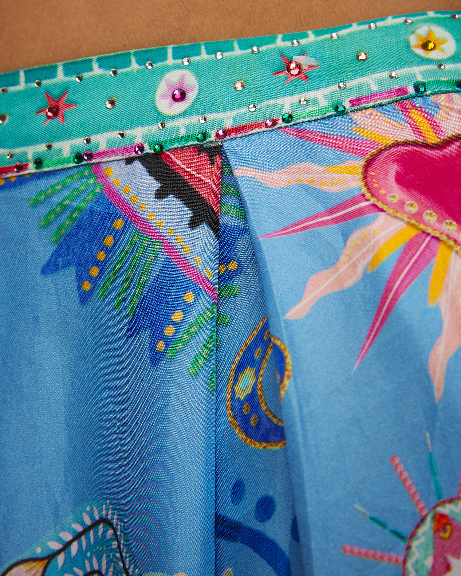 Women's silk trousers Camilla A Painted Village