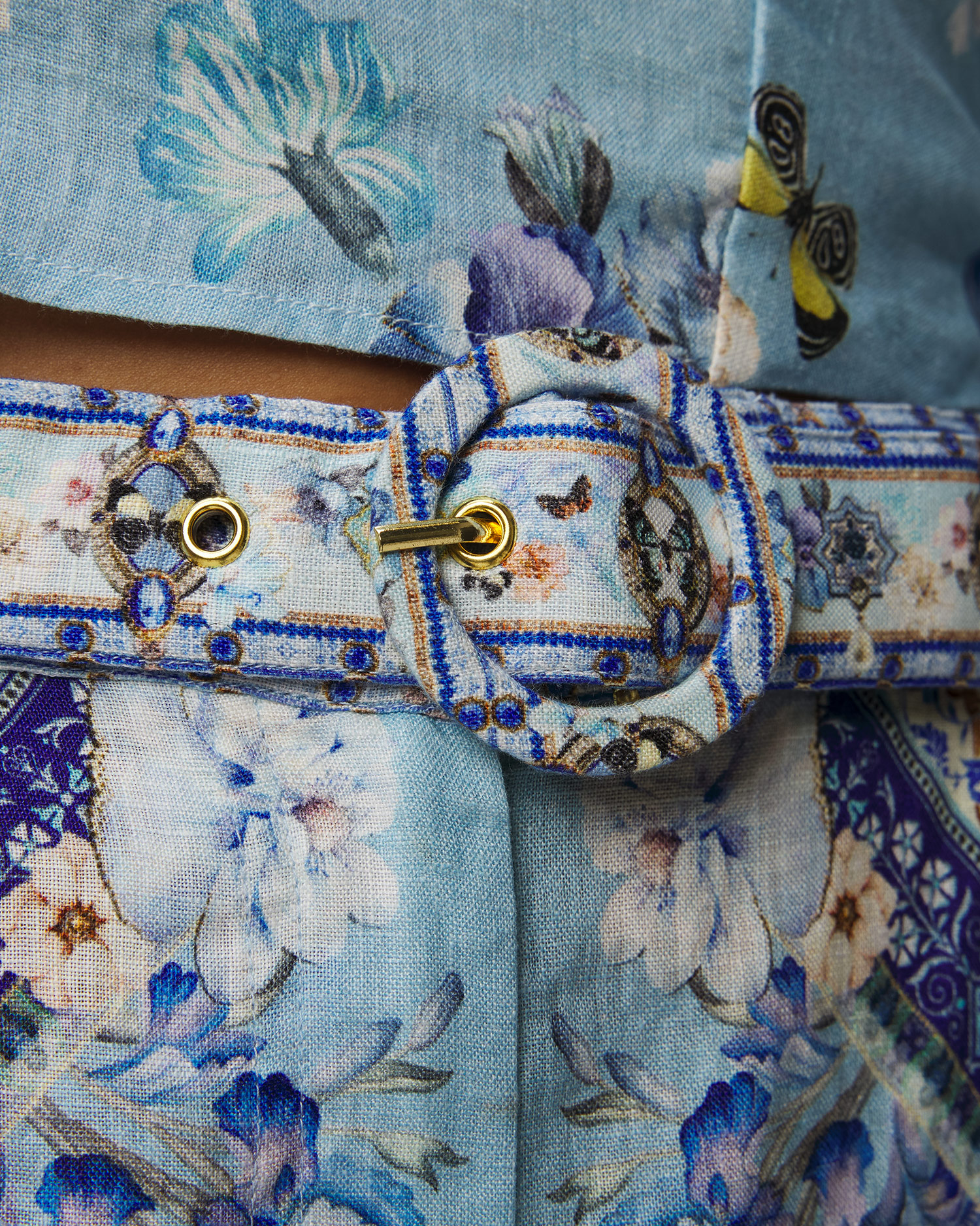 Women’s linen shorts Camilla Al Manial Palace Memoirs