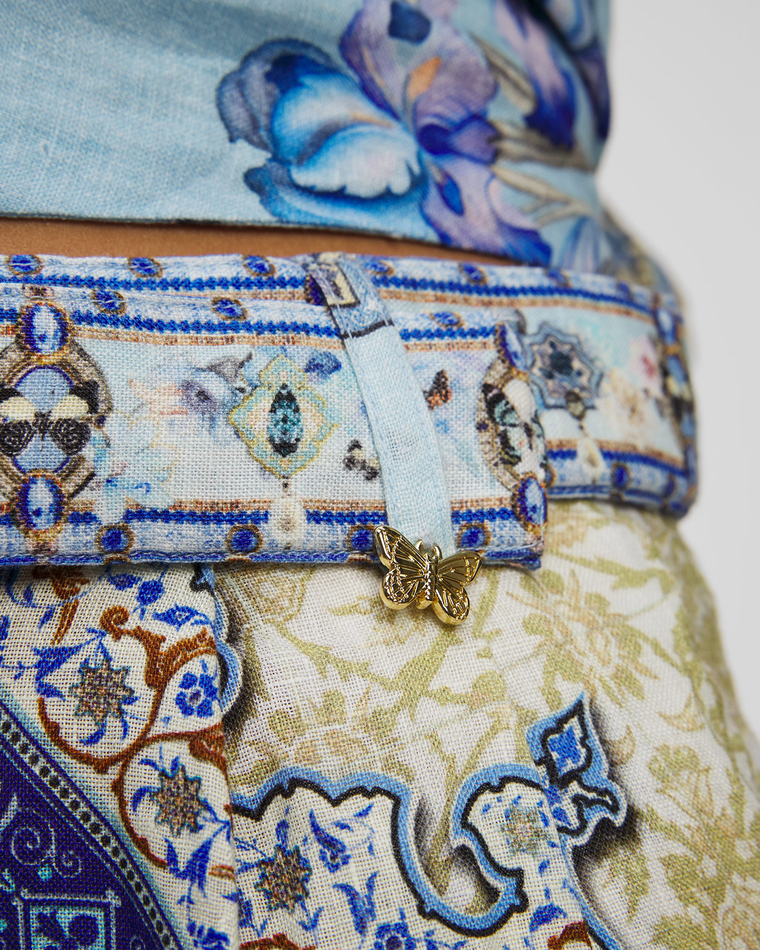 Women’s linen shorts Camilla Al Manial Palace Memoirs