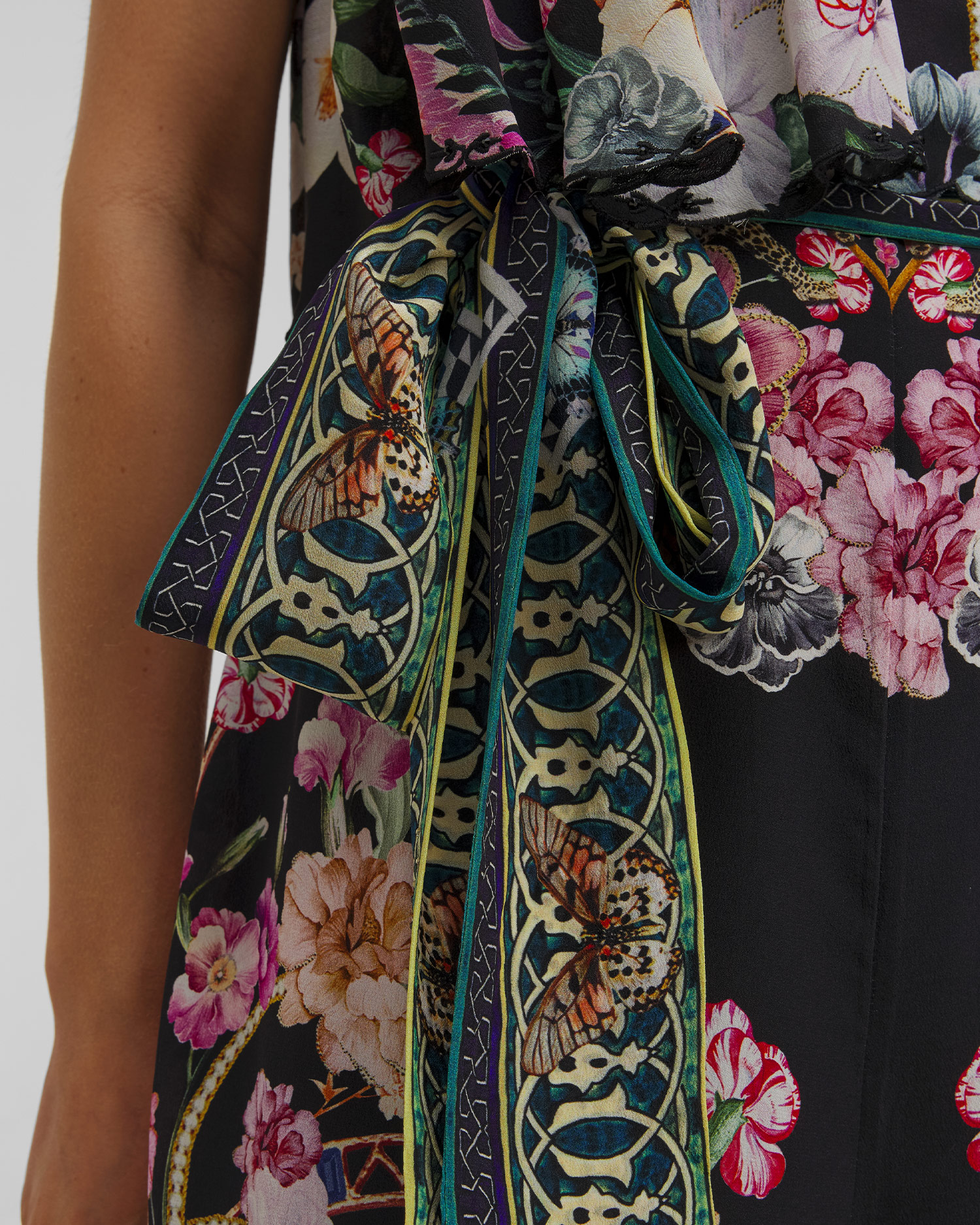 Dámska hodvábna kombinéza Camilla Strapless Midnight in Monserrate