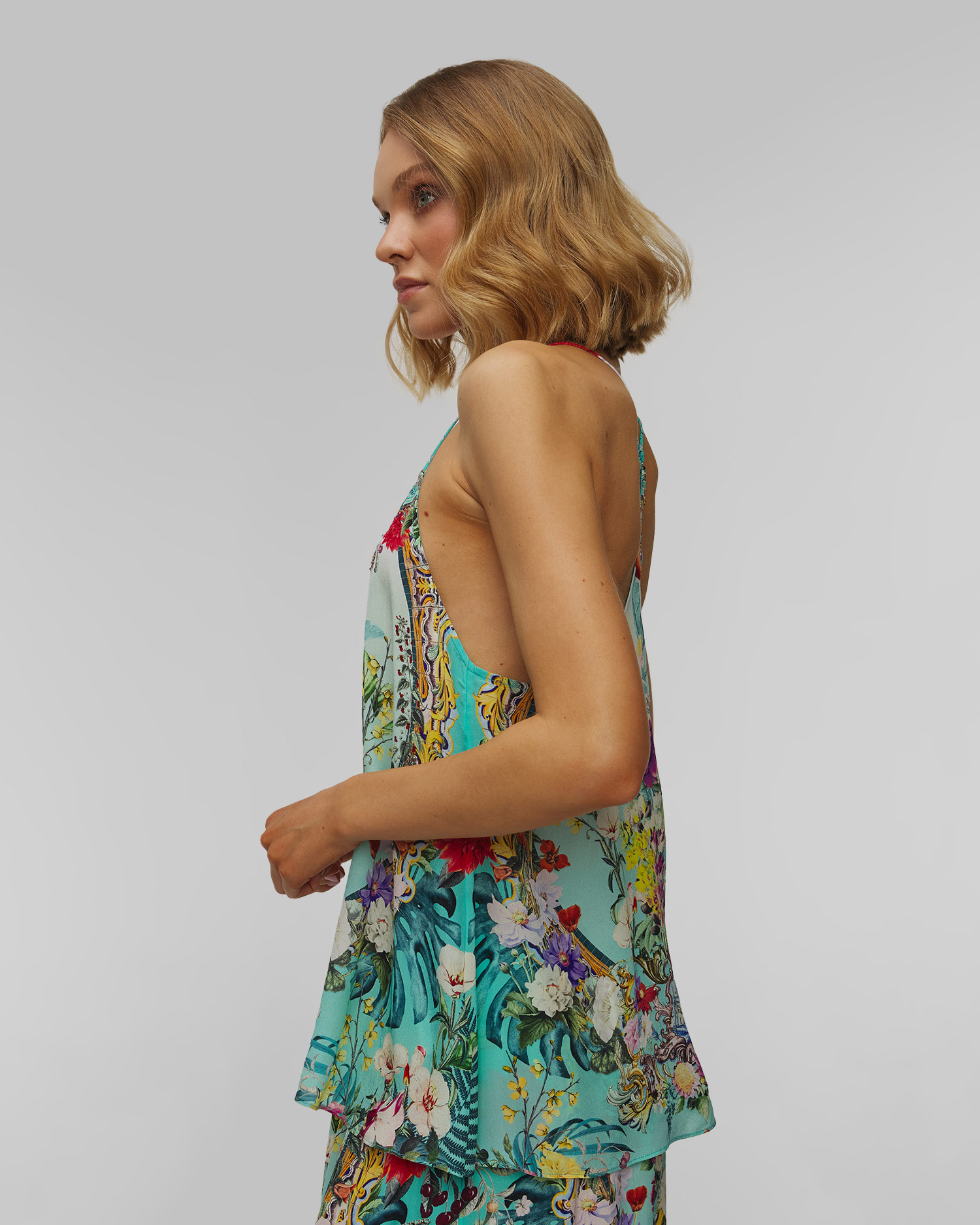 Dámsky hodvábny top Camilla T Back Shoestring