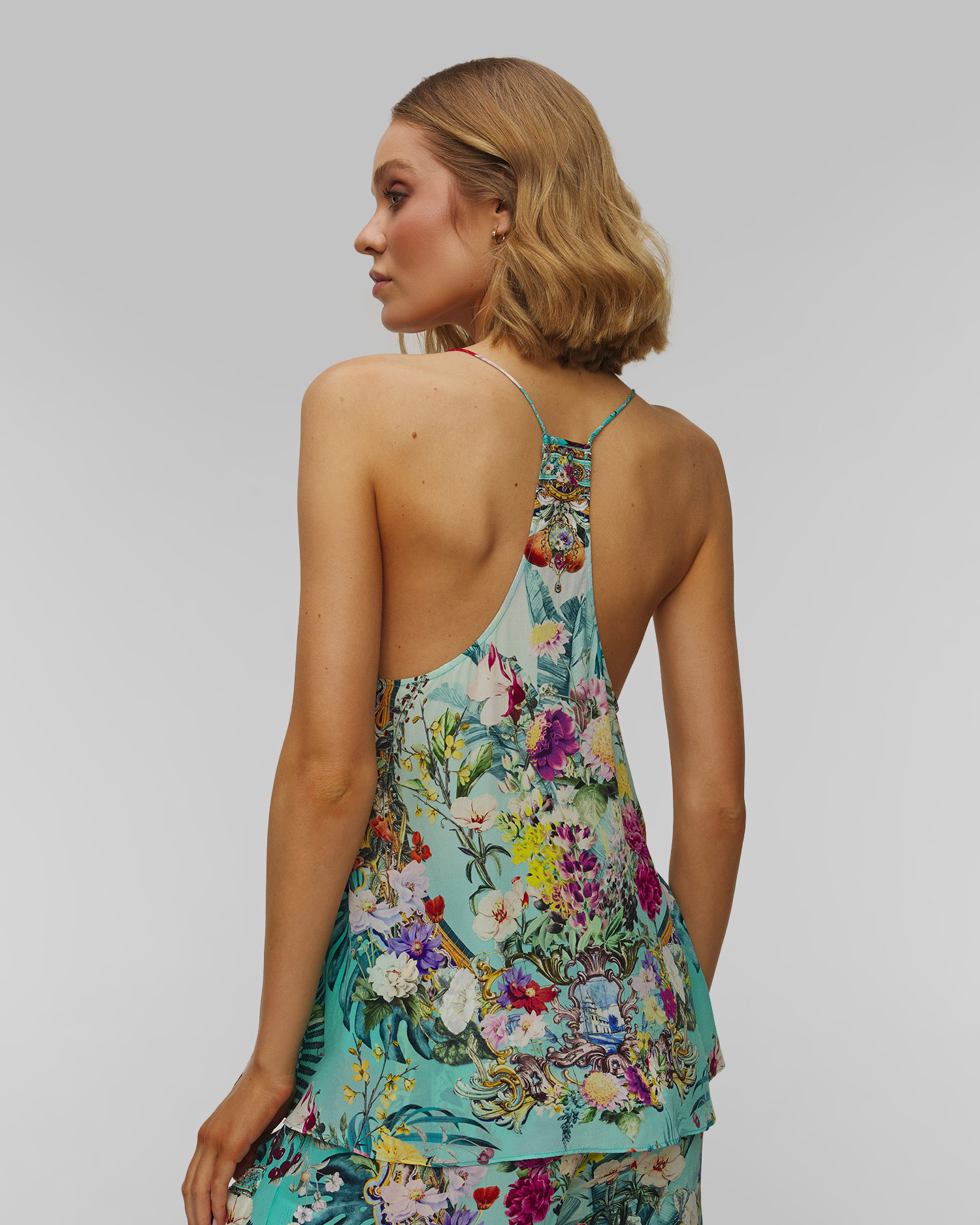 Dámsky hodvábny top Camilla T Back Shoestring