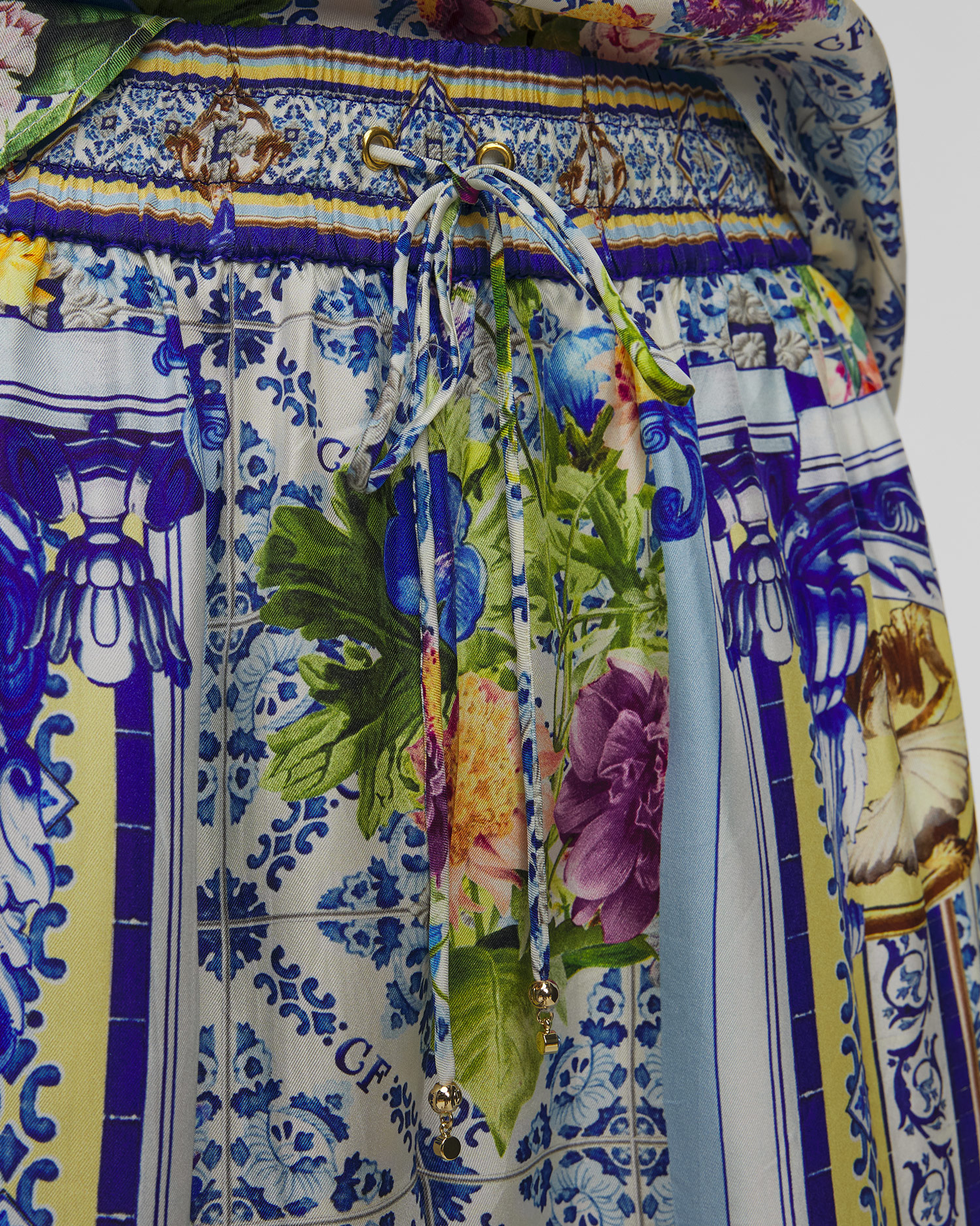 Dámske hodvábne nohavice Camilla Straight Leg Pant