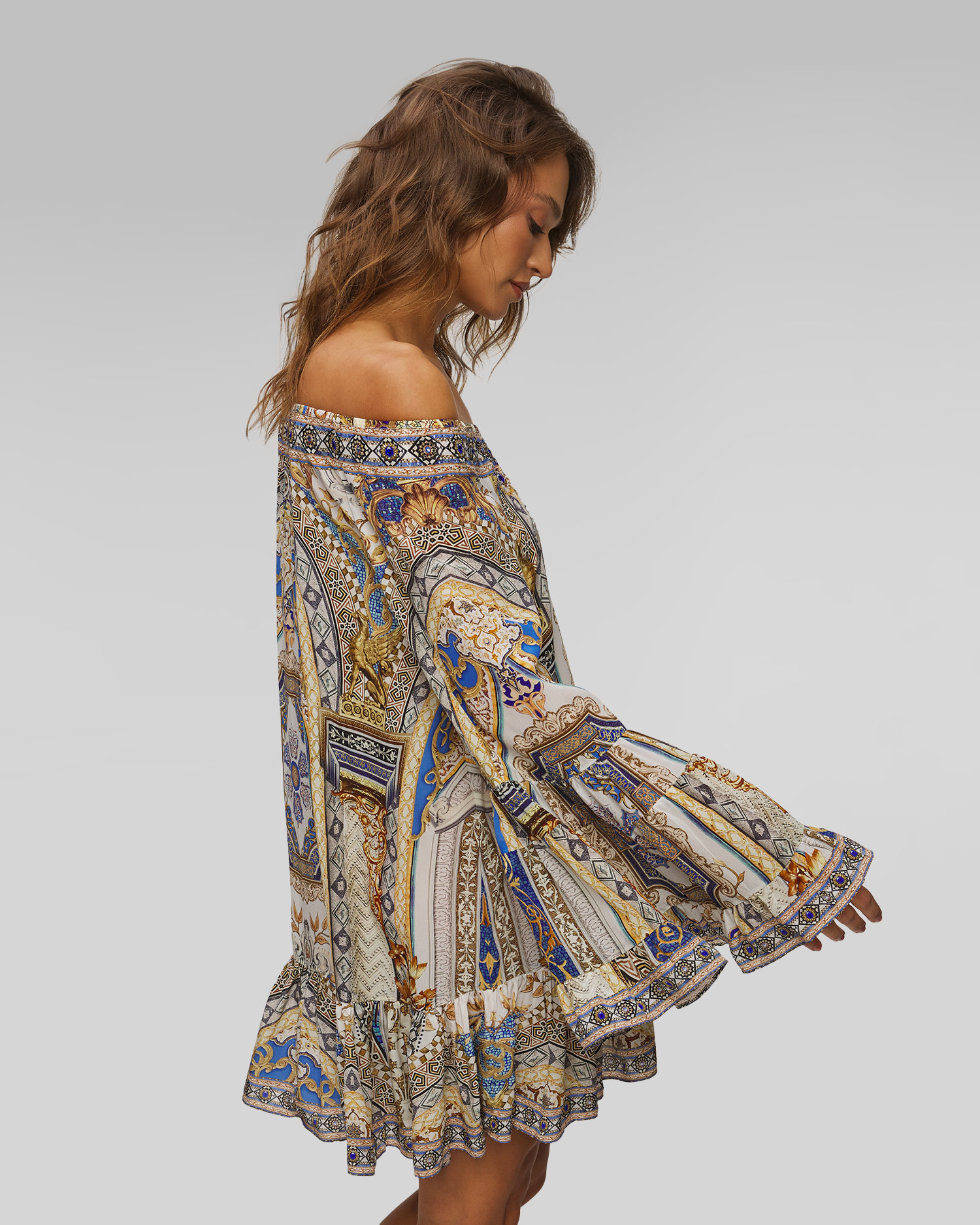 Hedvábné šaty Camilla Make Me Your Mosaic