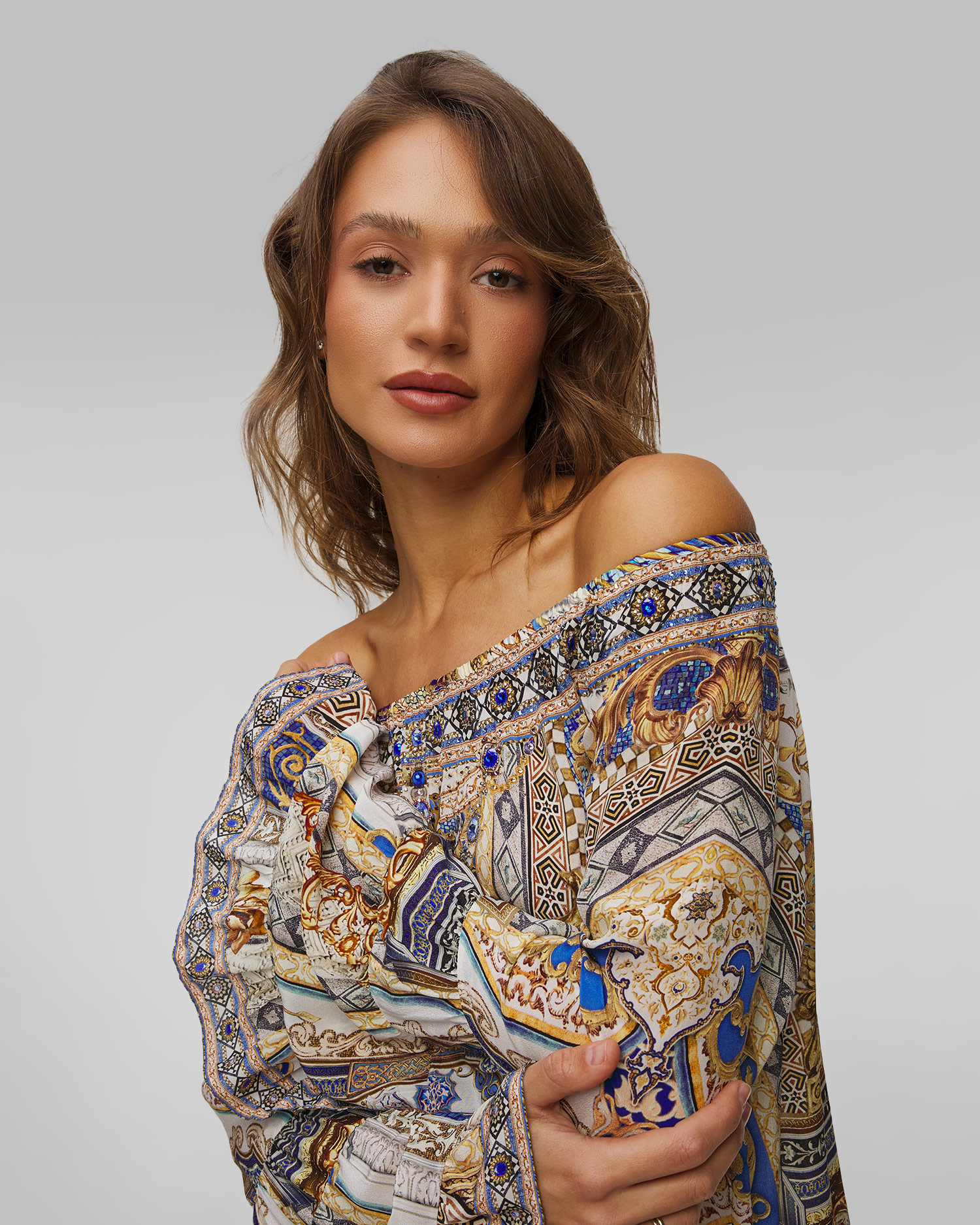 Sukienka jedwabna damska Camilla Make Me Your Mosaic