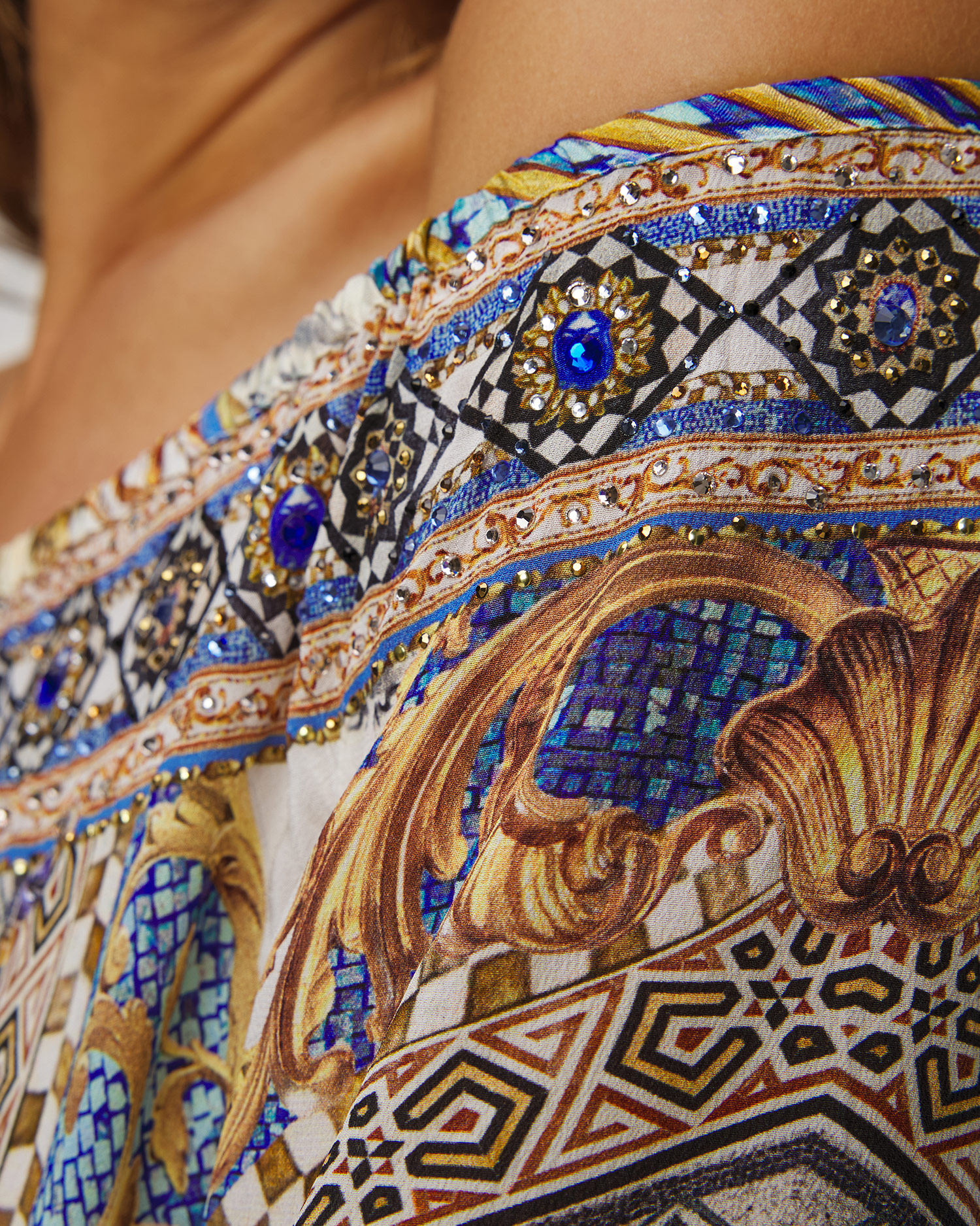 Hedvábné šaty Camilla Make Me Your Mosaic