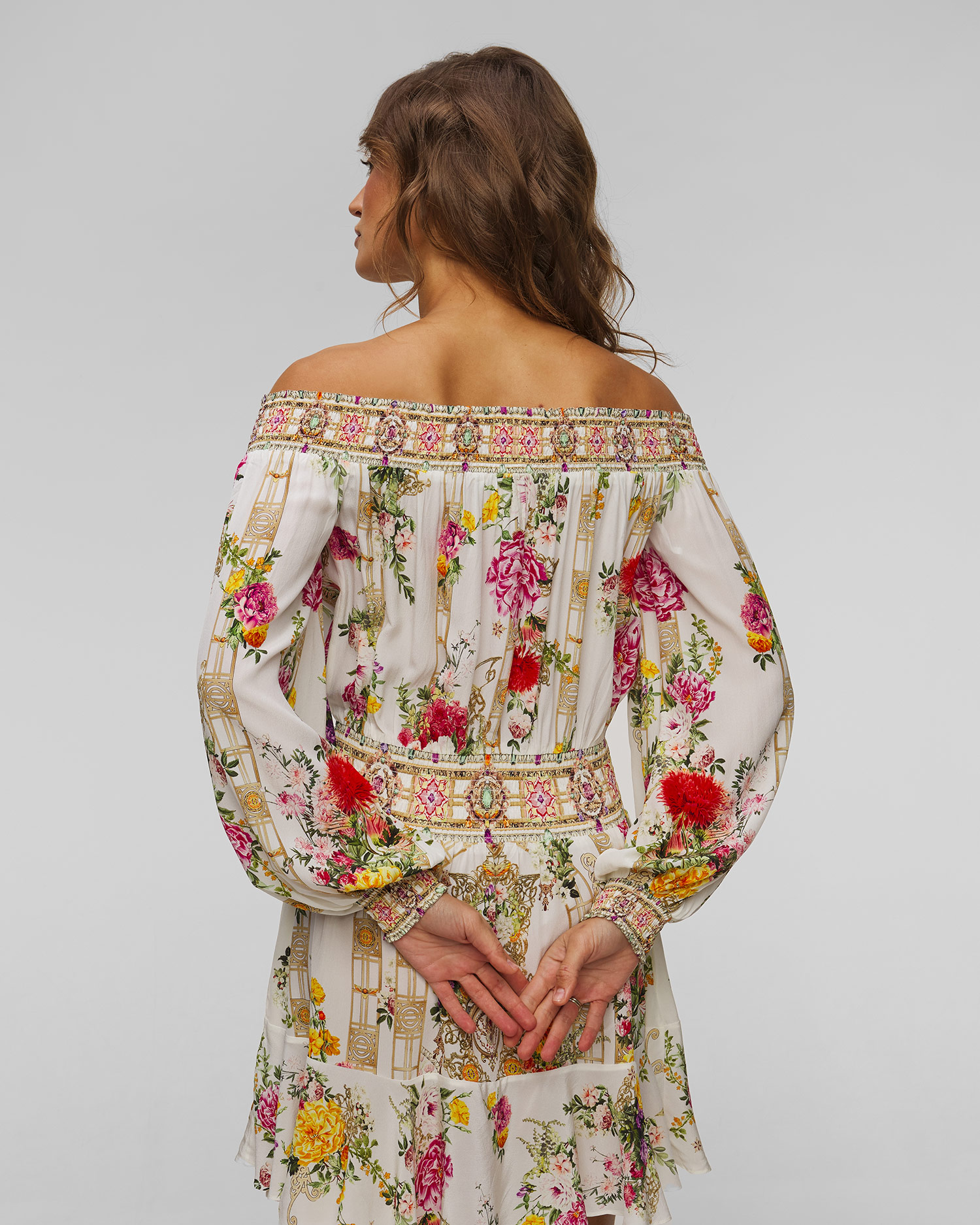 Sukienka jedwabna damska Camilla Egyptian Rose