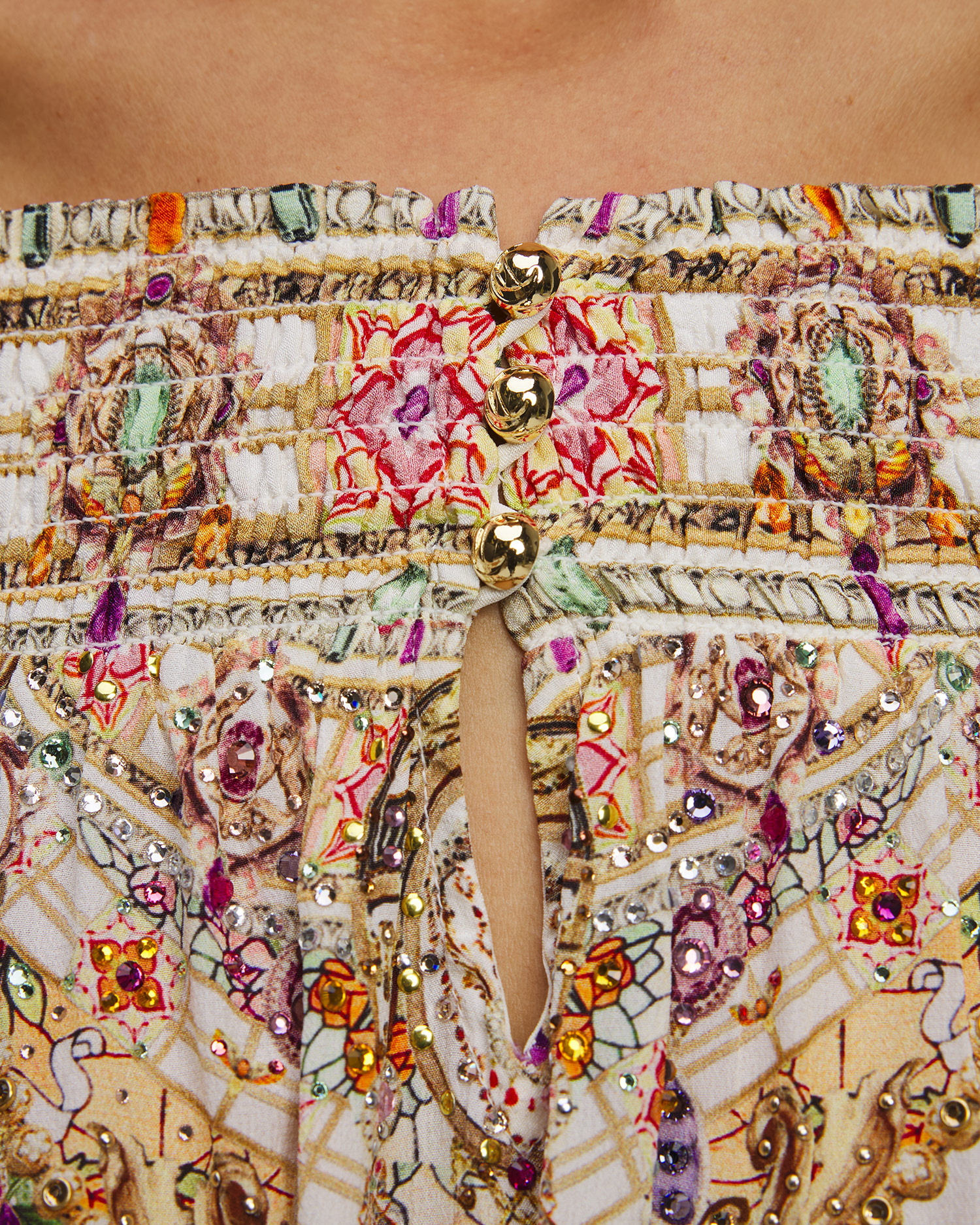 Sukienka jedwabna damska Camilla Egyptian Rose