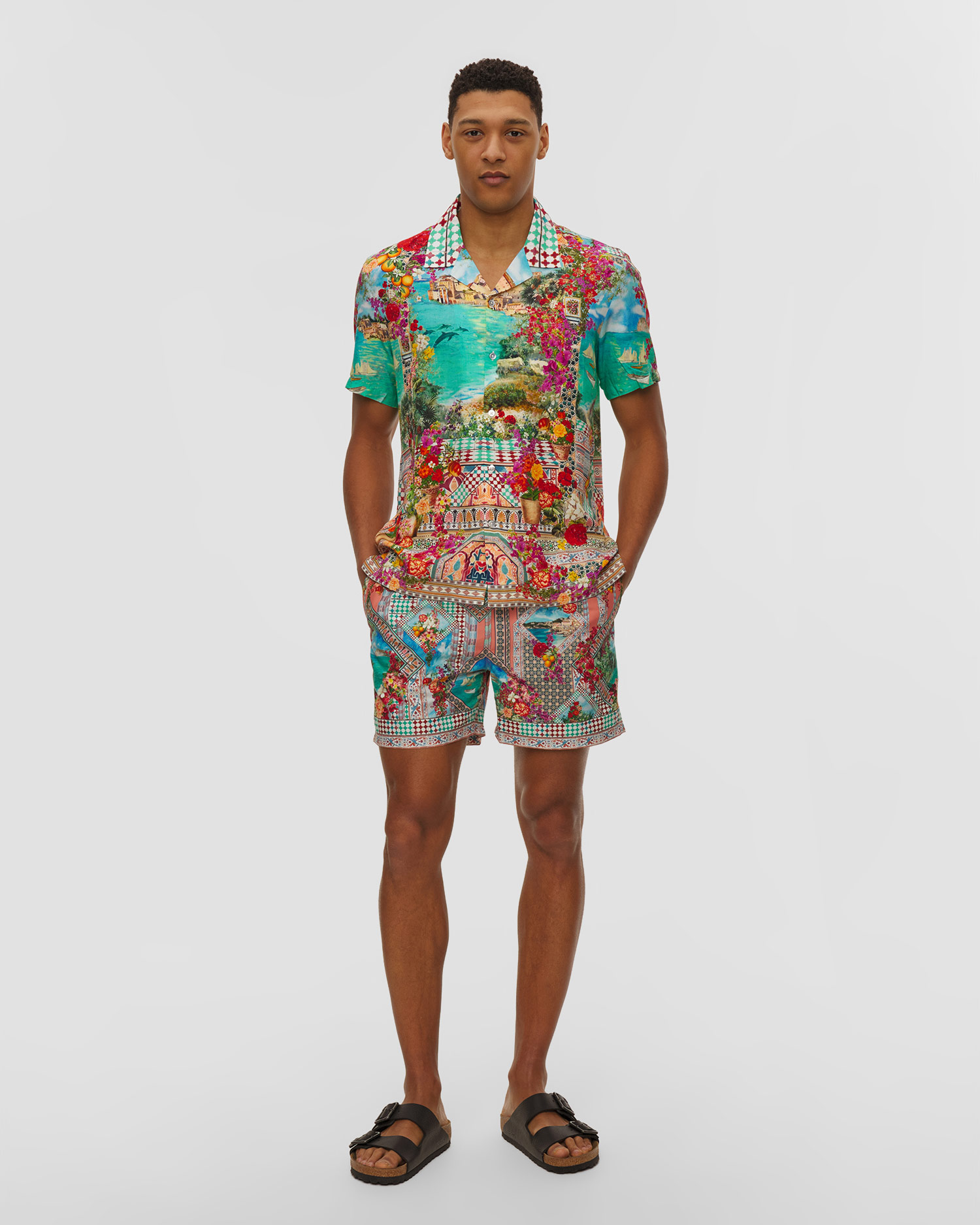 Koszula z wiskozy męska Camilla