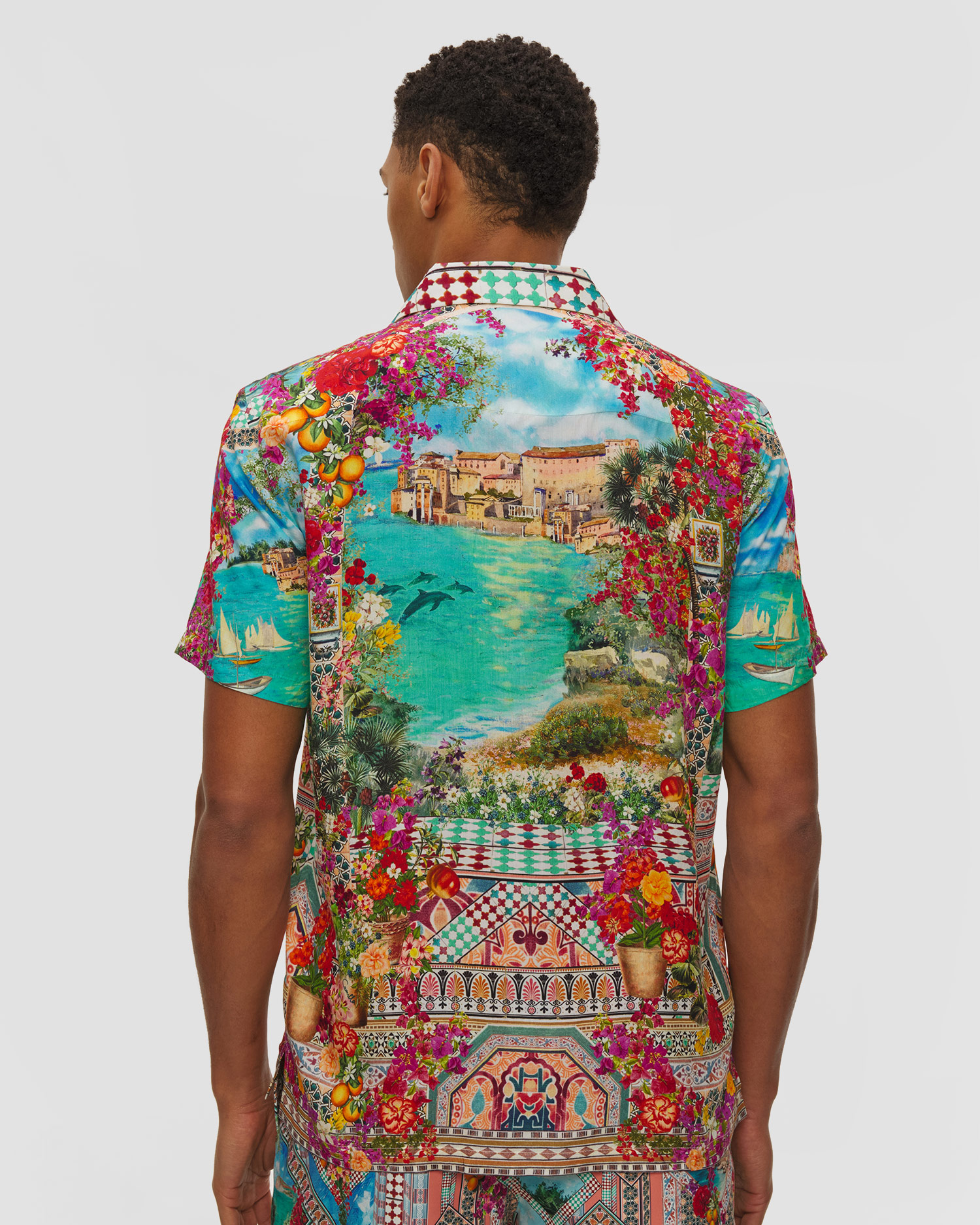 Koszula z wiskozy męska Camilla