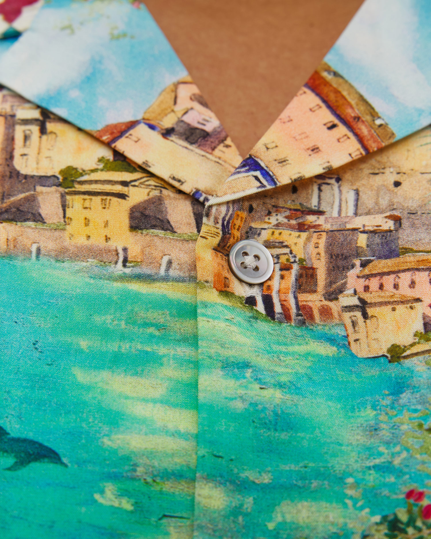 Koszula z wiskozy męska Camilla