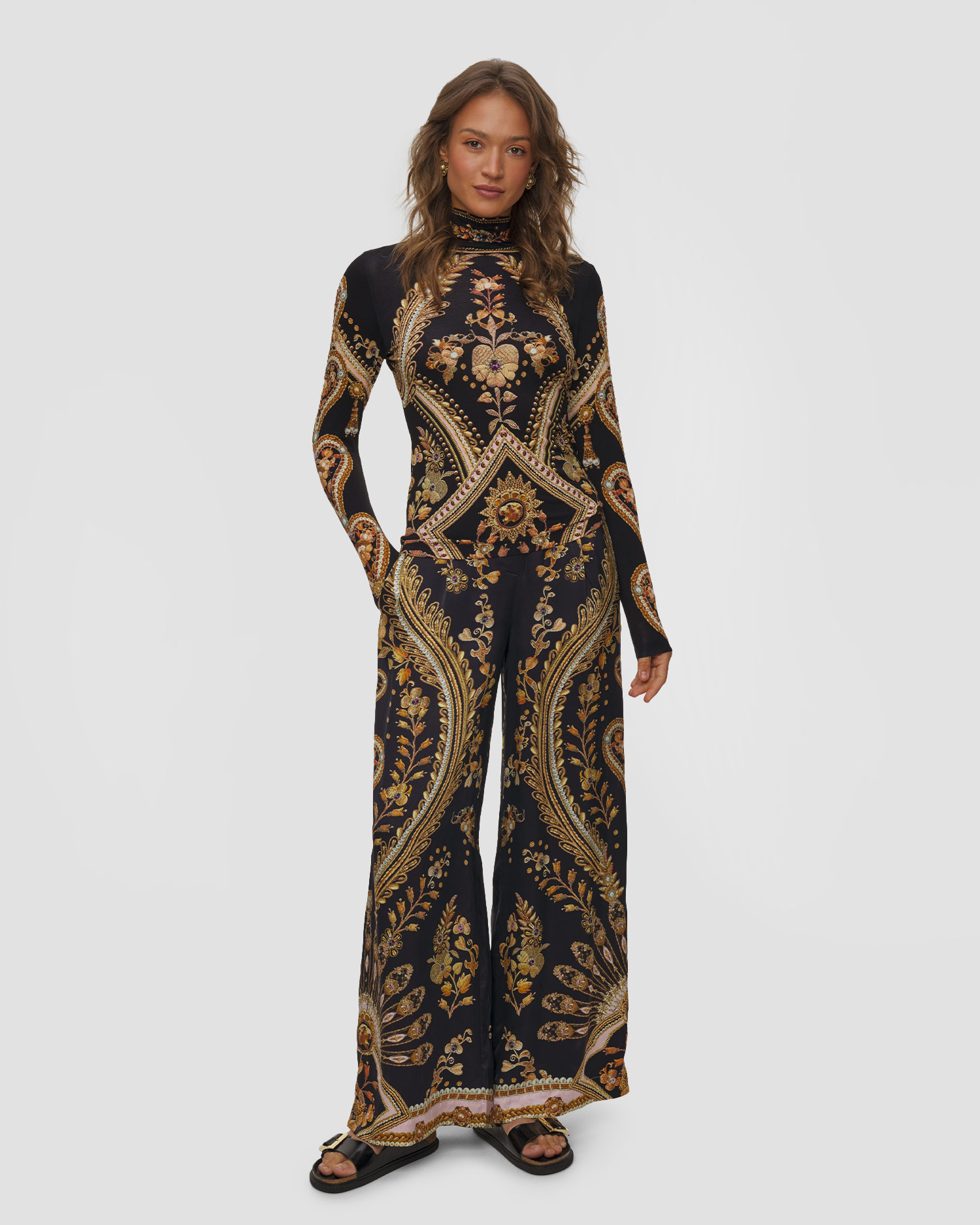 Dolcevita in modal da donna Camilla Jersey Turtleneck