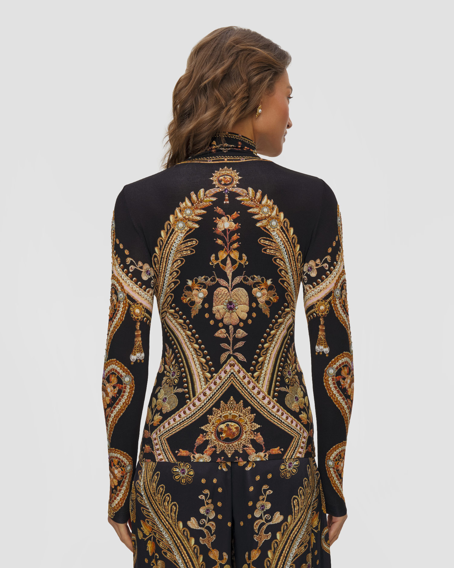 Dolcevita in modal da donna Camilla Jersey Turtleneck
