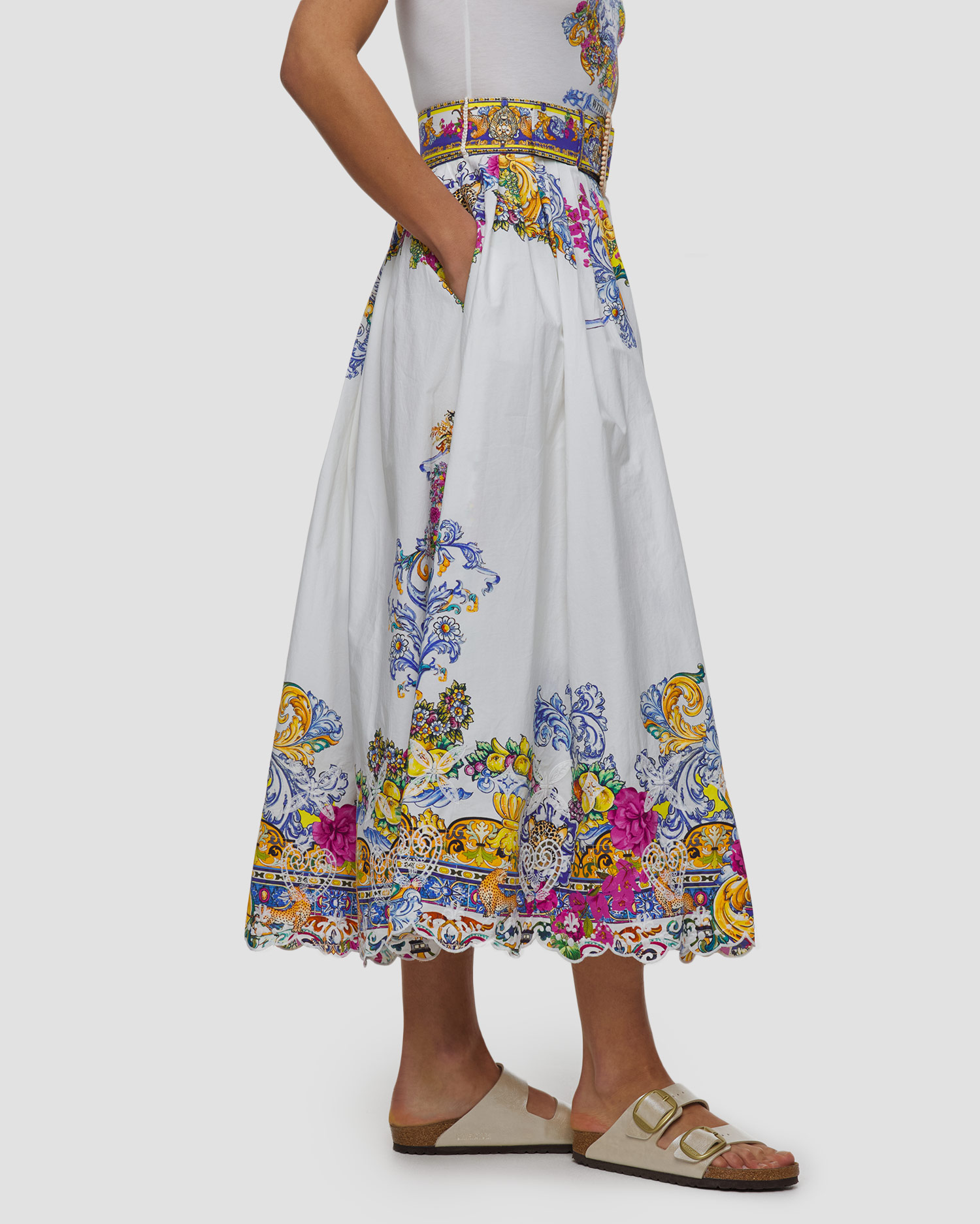 Women's skirt with belt Camilla