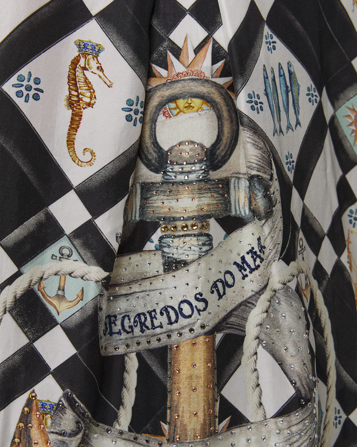 Women's silk tunic Camilla Folk Afloat